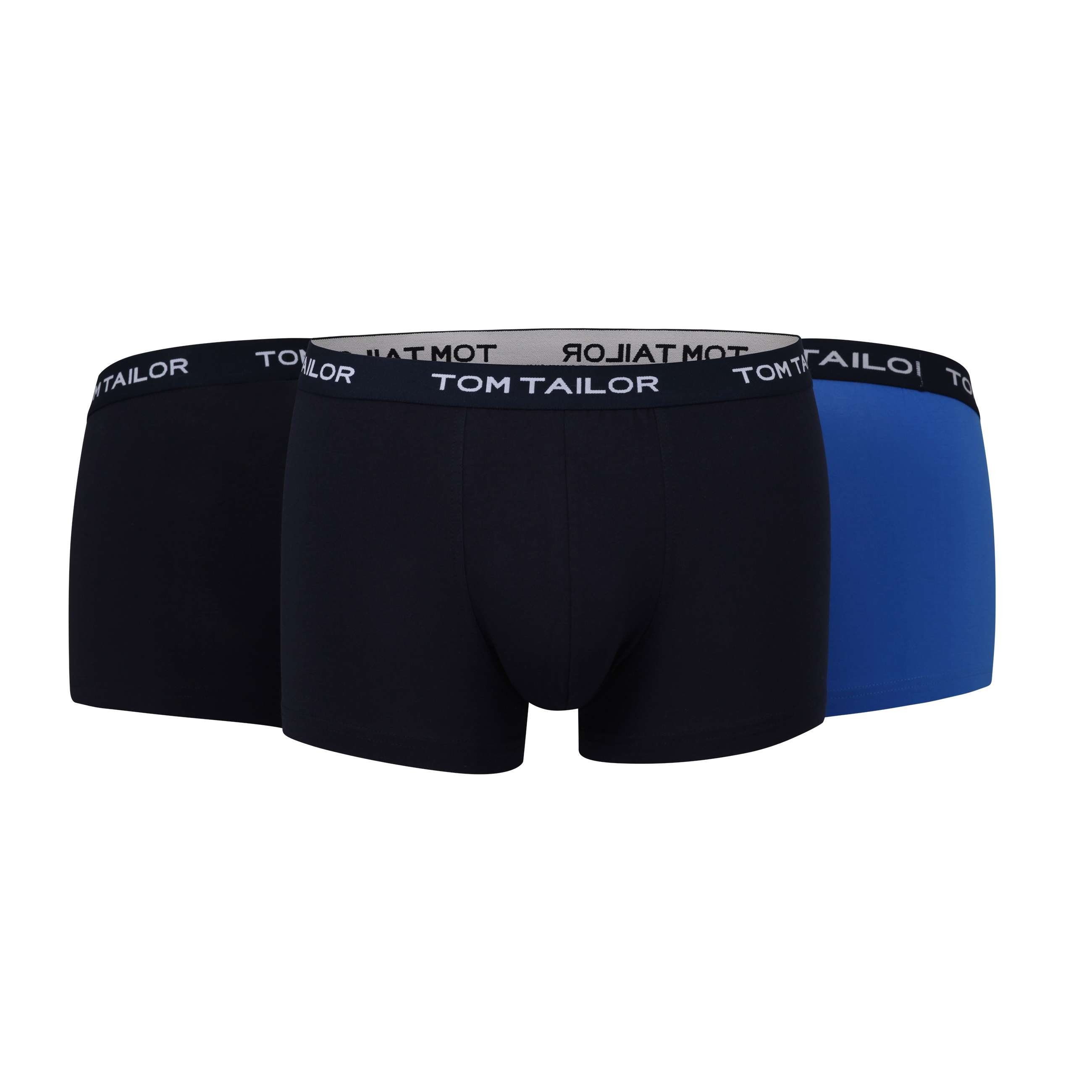 TOM Herren Boxershorts (3-St) TAILOR Pants blau-mittel-uni Pack TAILOR melange TOM 3er blau