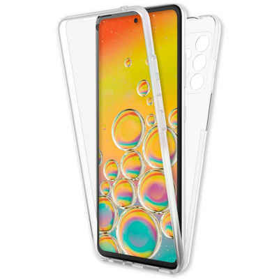 Nalia Smartphone-Hülle Samsung Galaxy A53, Klare 360 Grad Hülle / Rundumschutz / Transparent / Displayschutz Case
