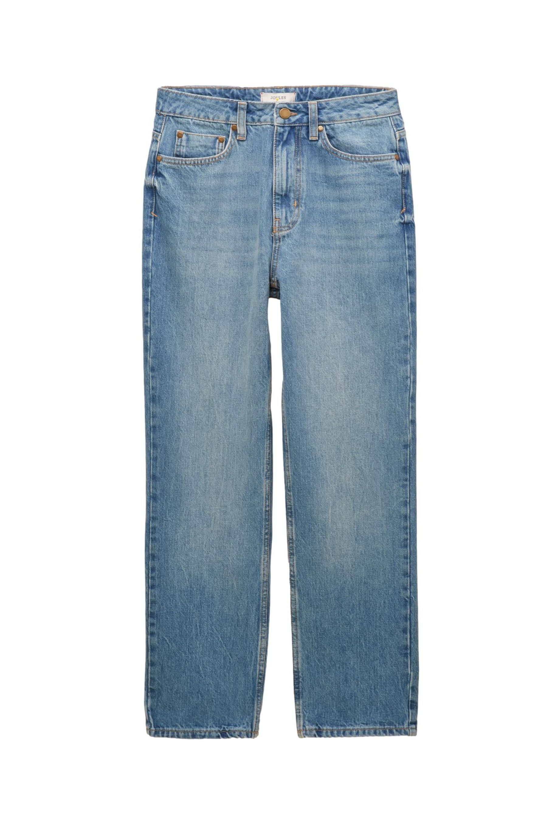 Tom Joule Straight-Jeans Joules Hochbund-Jeans mit geradem Bein (1-tlg)