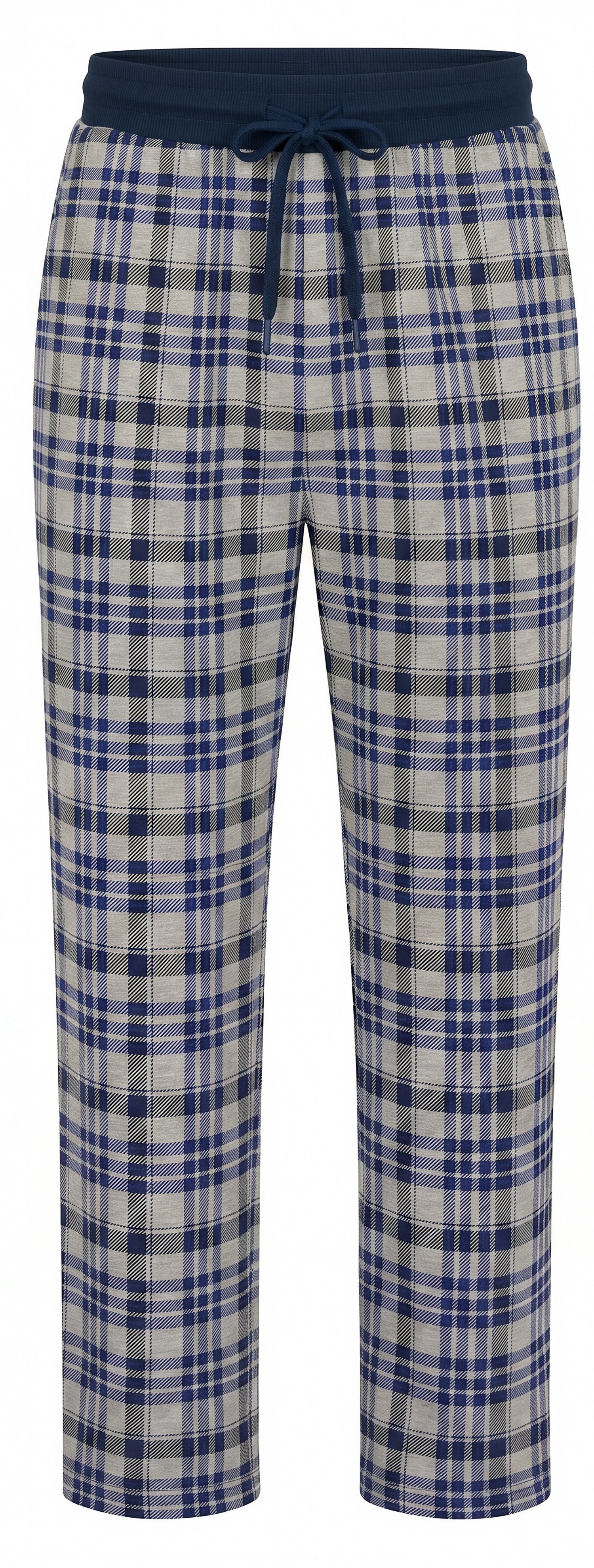 Phil & Co. Pyjamahose Herren Schlafanzughose kariert (1-tlg) Modisches Design