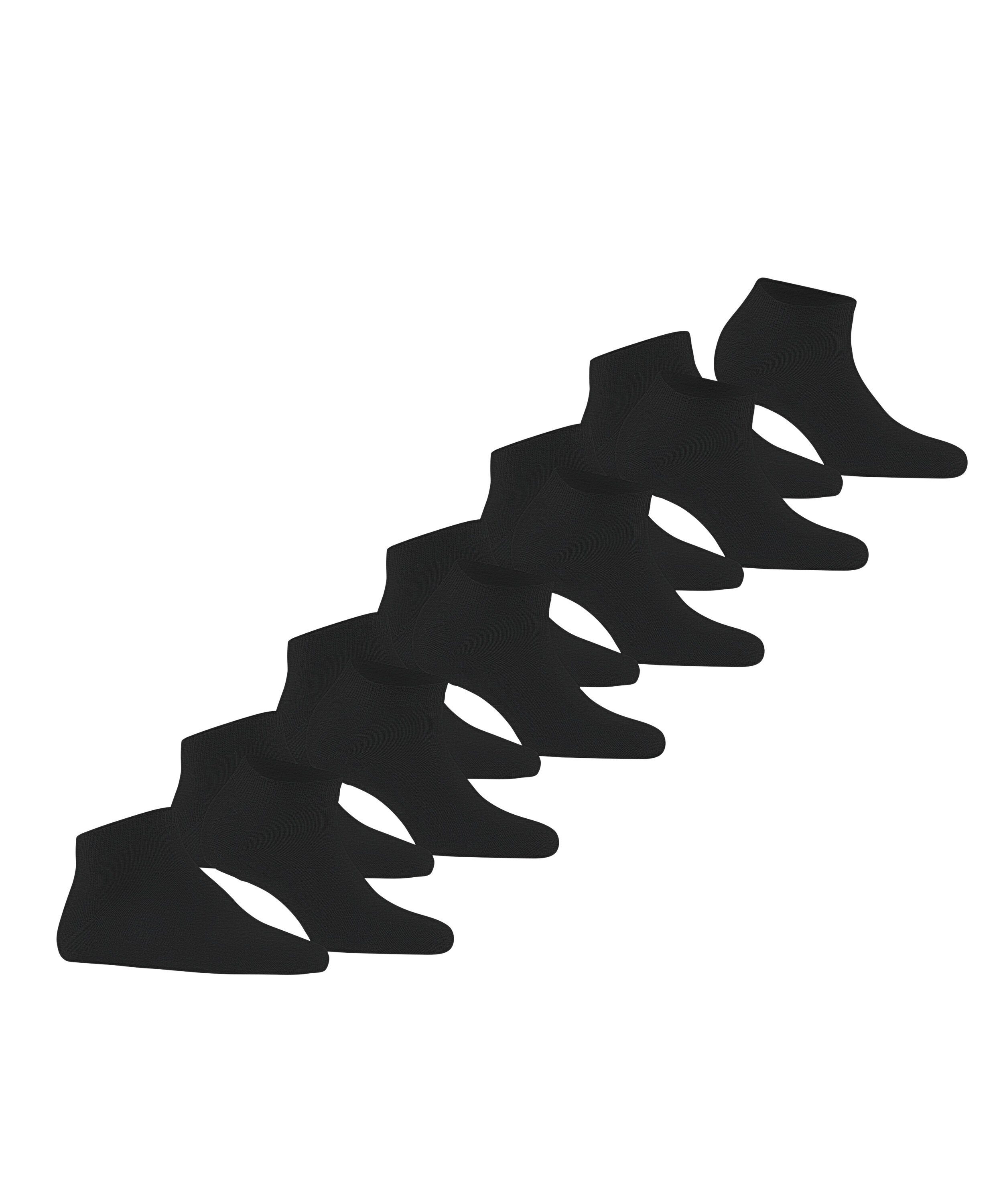 Happy FALKE Bundle Baumwollsneakern Sneakersocken (3000) Paar (6-Paar) 6 aus 6-Pack black Set