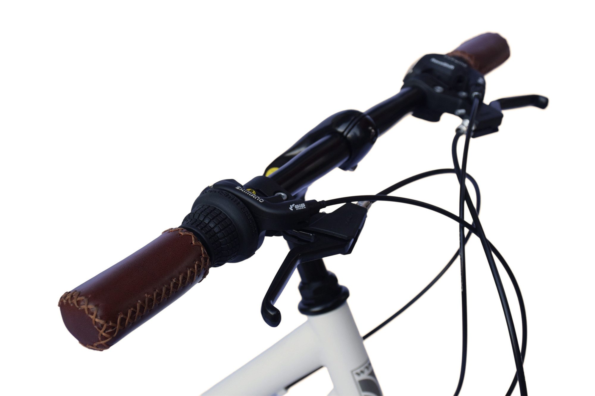 WYNN Trekkingrad Trekkingrad 28 Zoll Shimano Tourney 21 Gang TRK1.0 Federgabel Weiß, 21 Gang Shimano Tourney Schaltwerk