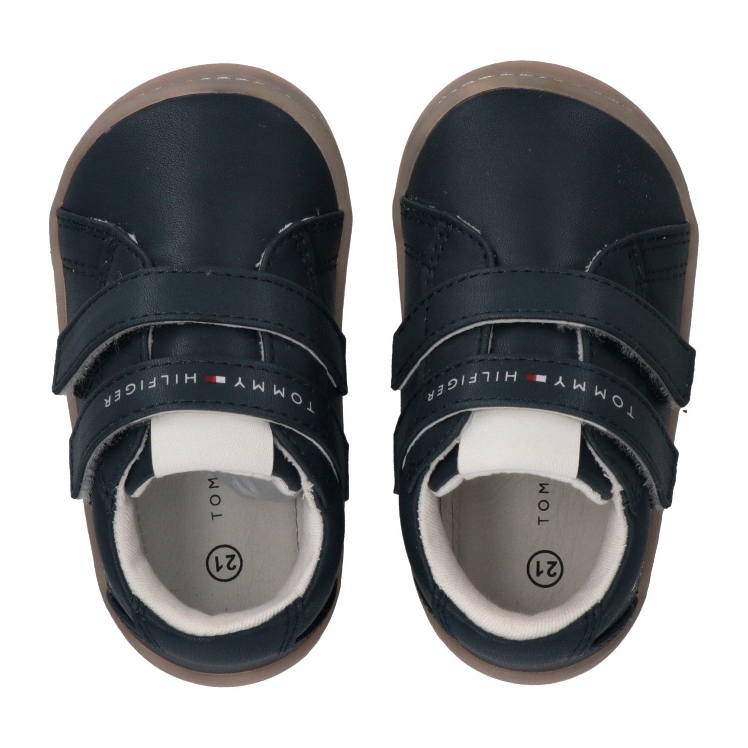 Tommy Hilfiger Lauflernschuh Barfußschuh, Halbschuh, Klettschuh mit Logoschriftzug – Bild 5 von 5