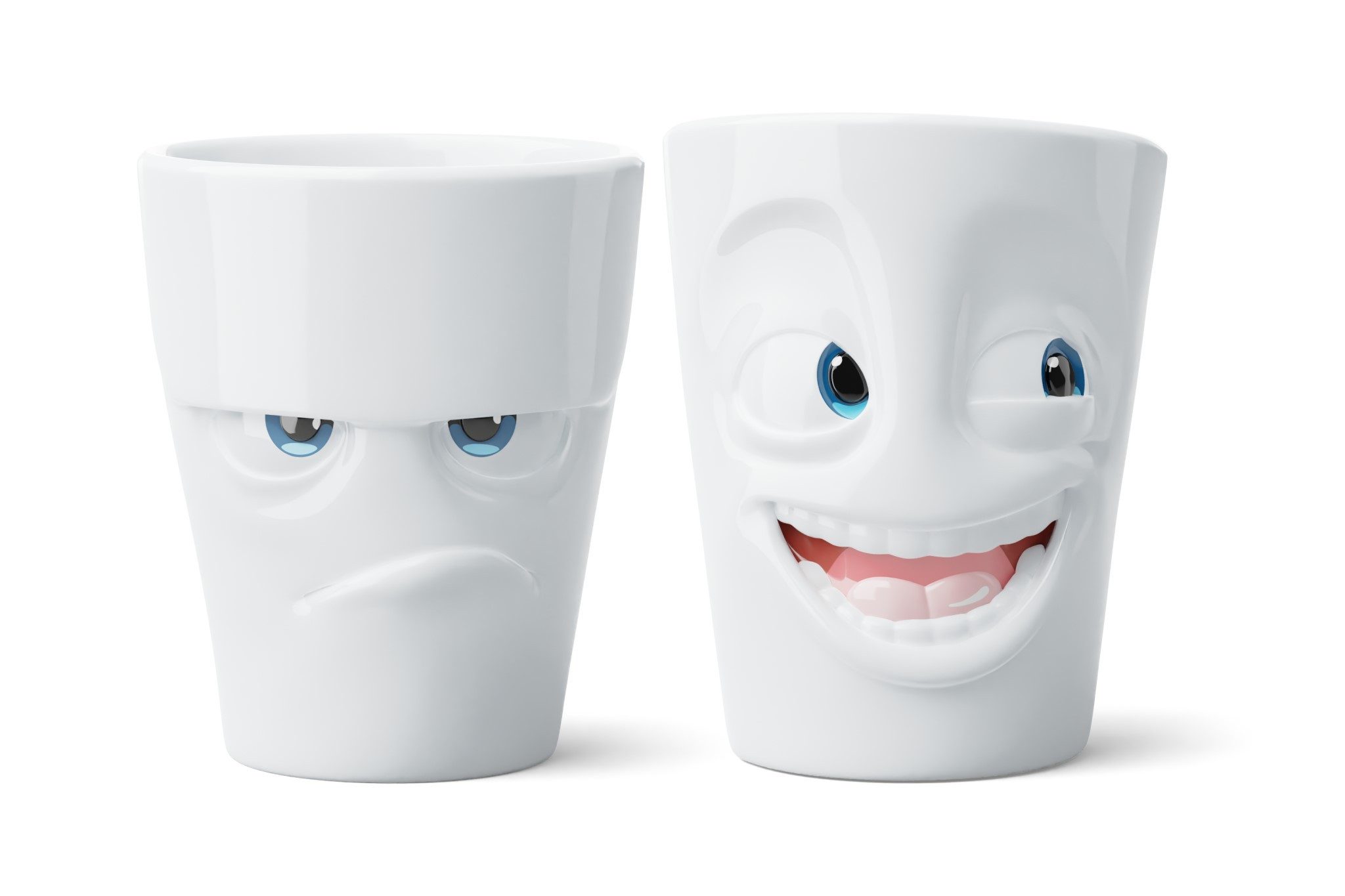 Becher Henkelbecher Set 2-tlg. - je 350 ml Movie Edition Kaffeebecher