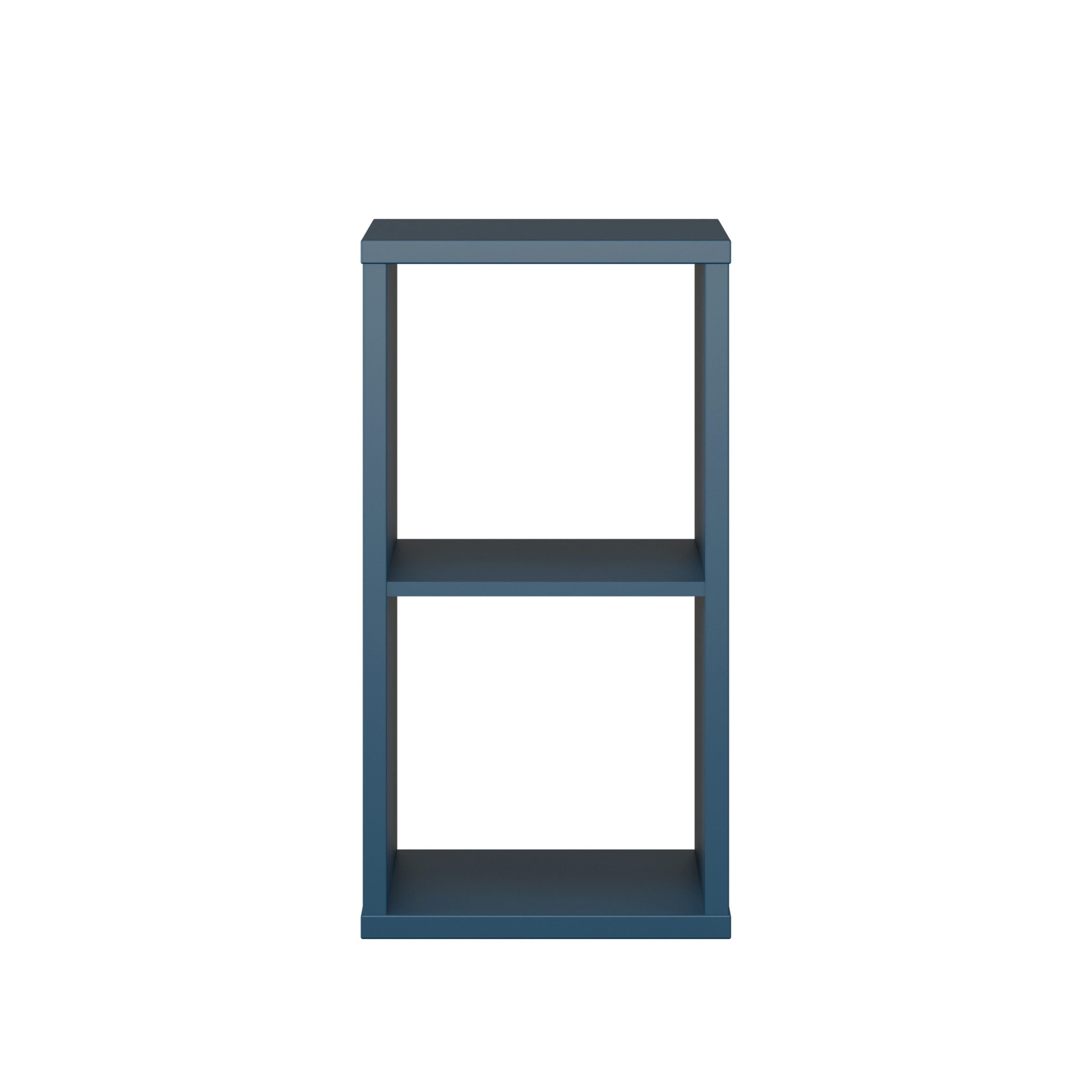 PREISBRECHER Regalwürfel MAURO, in Nachtblau - 38,2x72,8x32,9cm (BxHxT)