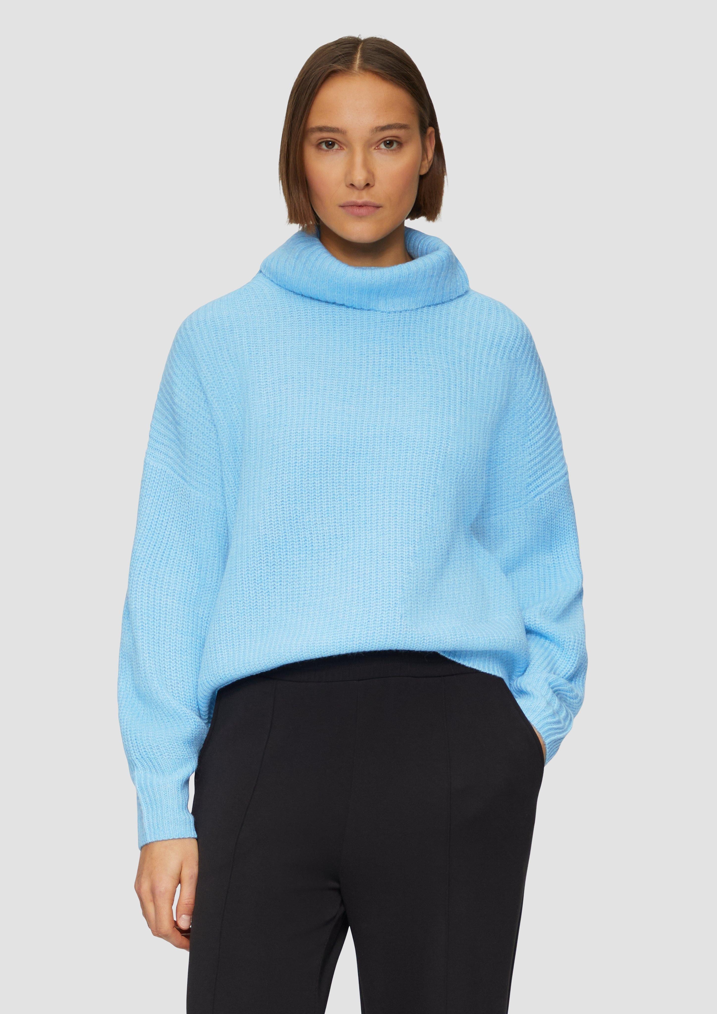 s.Oliver Strickpullover Oversized Pullover mit Rollkragen günstig online kaufen