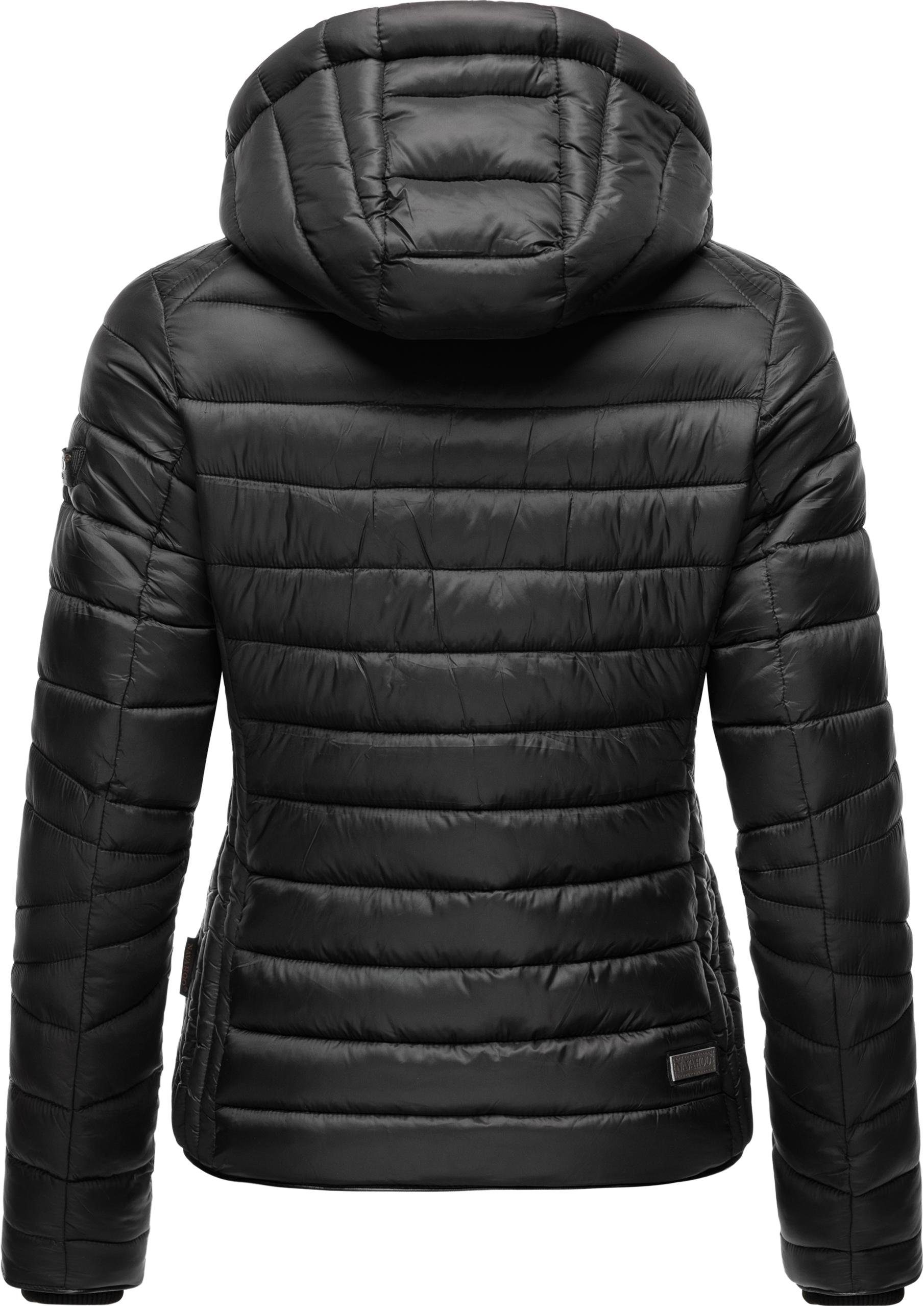 Navahoo Steppjacke Lulana leichte Übergangsjacke mit Kapuze – Bild 3 von 5