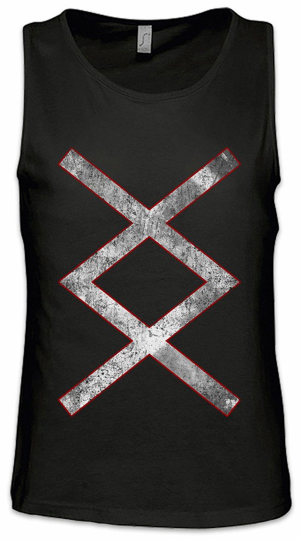 Urban Backwoods Tanktop Inguz Rune Ärmelloses T-Shirt Germanisch Germanische Runen Runes Walhalla Odin Thor Norse