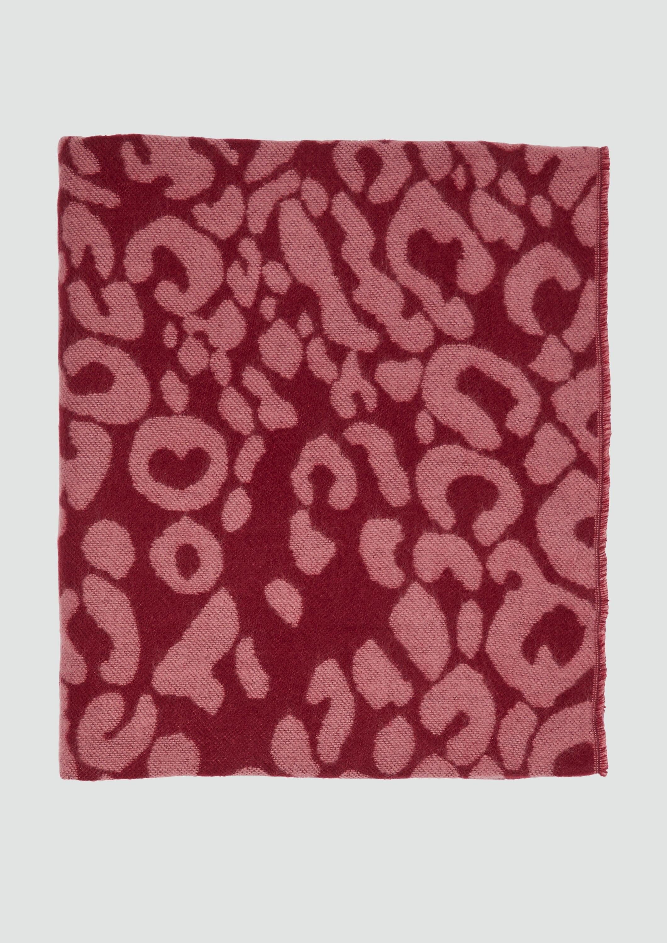 s.Oliver Loop Snood, Loop-Schal mit Leo-Muster