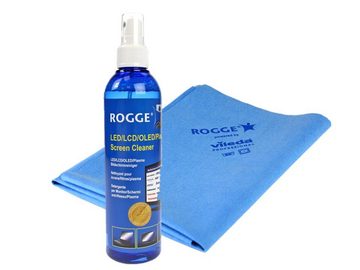 Rogge ROGGE DUO-Clean Original, 250ml inkl. ROGGE & Vileda Microfasertuch Glasreiniger (ROGGE Set, [2-St. 1x 250ml Flasche mit Microfasertuch 250ml)