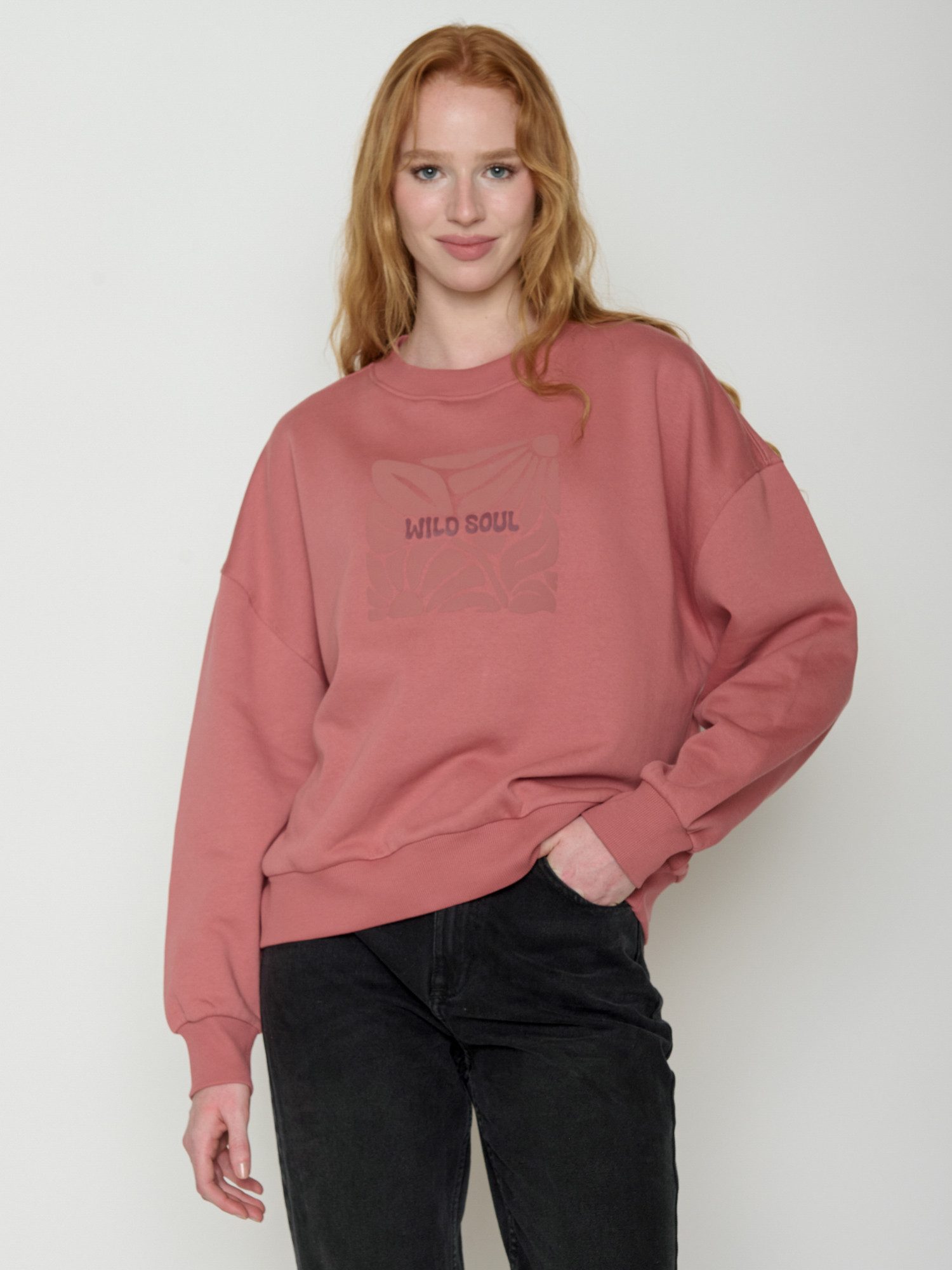GreenBomb Sweatshirt Core Wild Soul (1) 100% Organic Cotton, GOTS, weit geschnitten, Rundhals