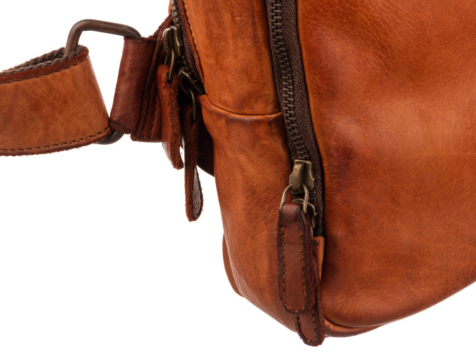 HARBOUR 2nd Umhängetasche UP13126 Sling Bag Style PHOENIX Umhängetasche (ein Stück, 1-tlg., ca. B/H/T 22/41/2 cm), Leder