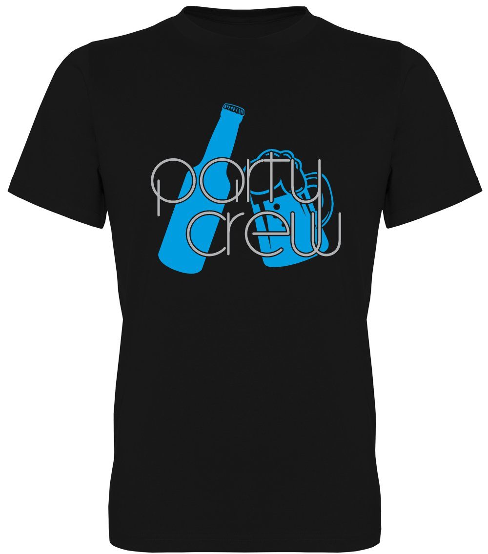 G-graphics T-Shirt Party Crew Herren T-Shirt, mit trendigem Frontprint, Aufdruck auf der Vorderseite, Spruch/Sprüche/Print/Motiv, für jung & alt