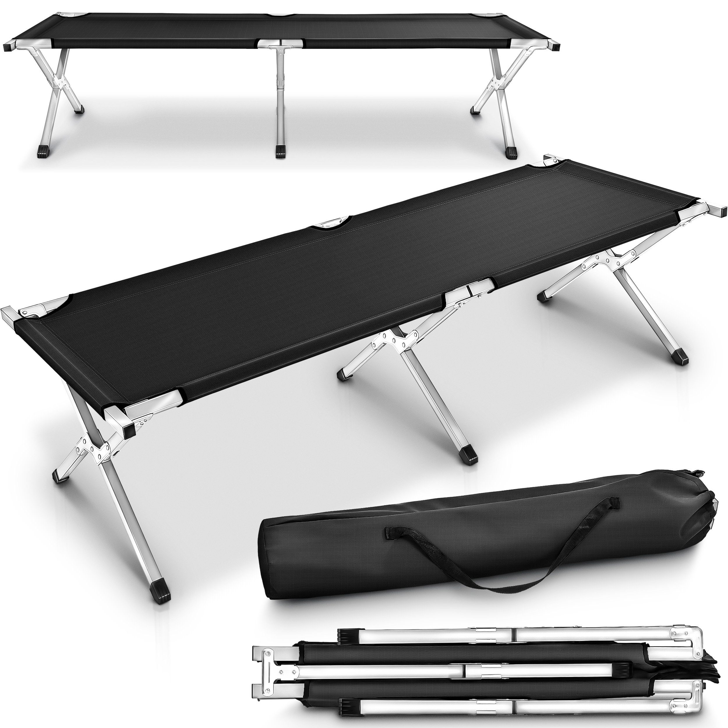 TRESKO Feldbett Feldbett Campingbett Bett Liege günstig online kaufen