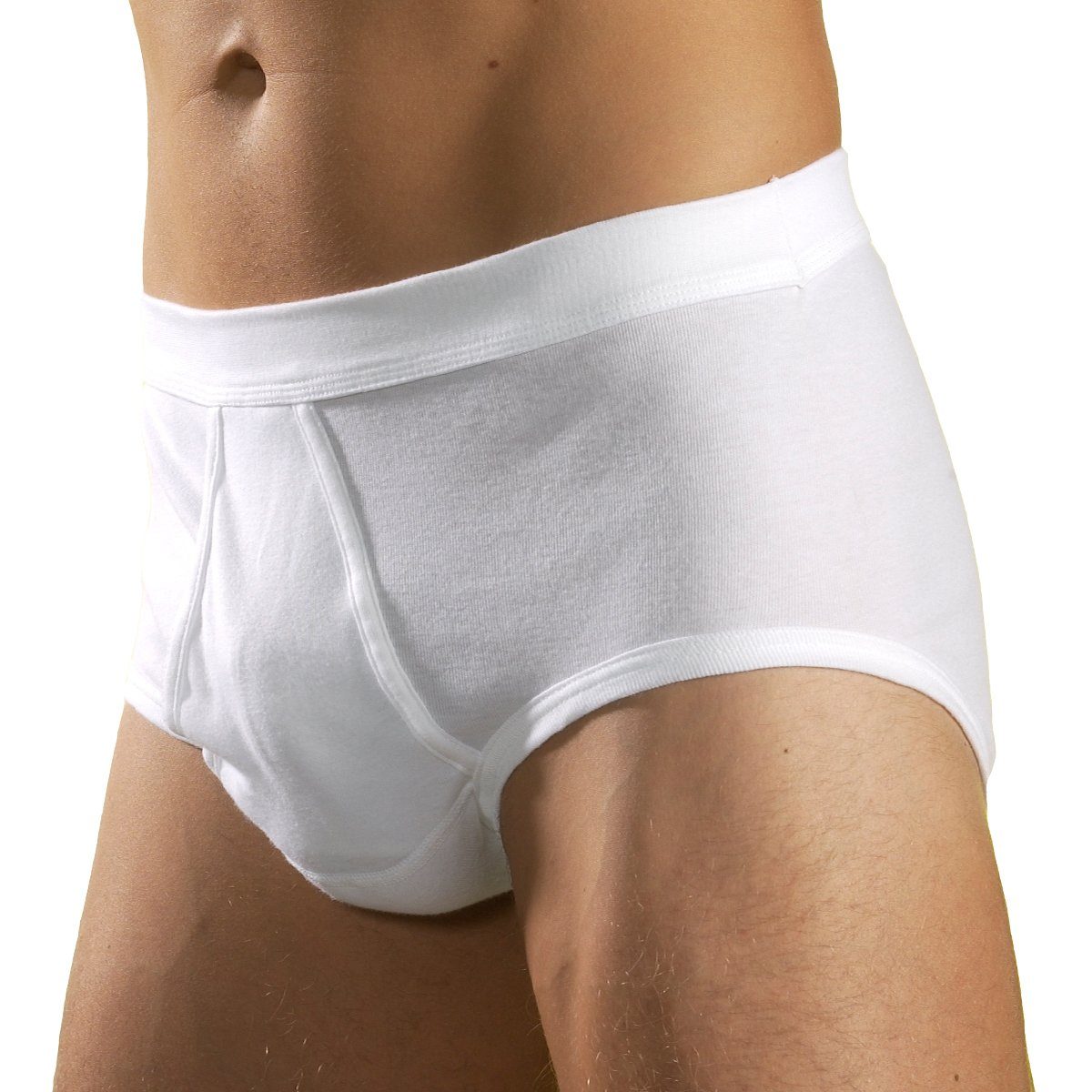 HERMKO Slip 3240 (Pack, 3er) 100 % Bio-Baumwolle mit Eingriff Weichbund hergestellt in EU basic