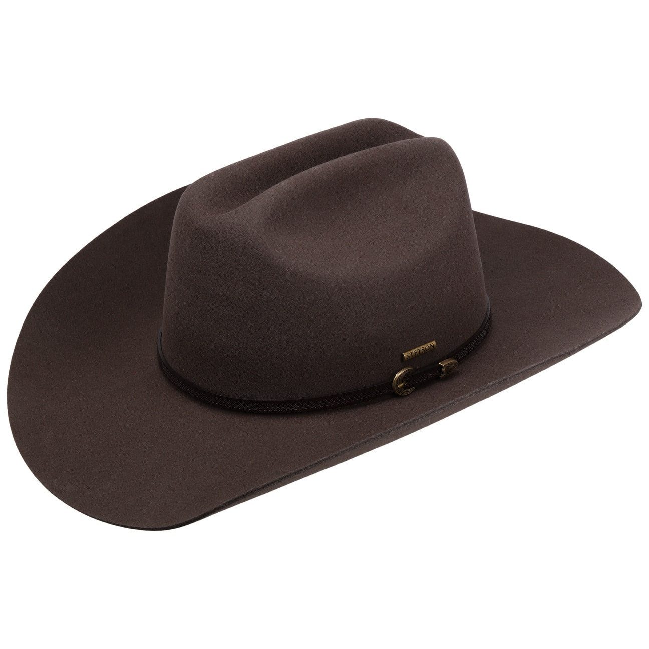 Stetson Cowboyhut (1-St) Wollfilzhut mit Lederband