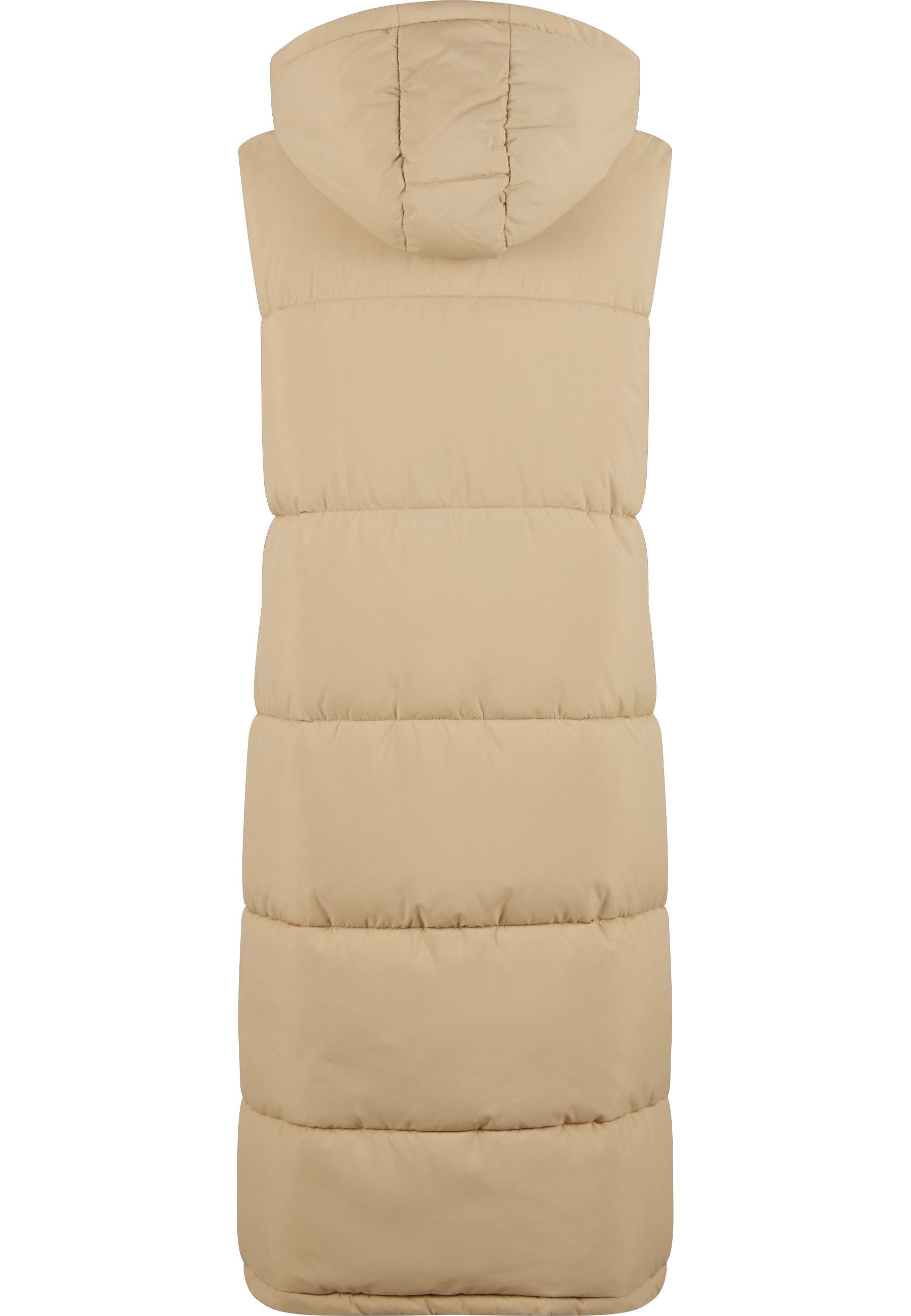 URBAN CLASSICS Steppweste Urban Classics Ladies Long Hooded Puffer Vest