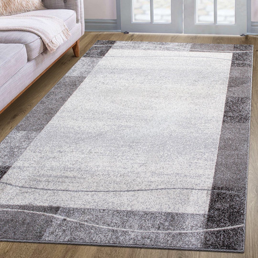 oKu-Tex Teppich Kurzflorteppich, modern, geometrisches Muster, günstig online kaufen