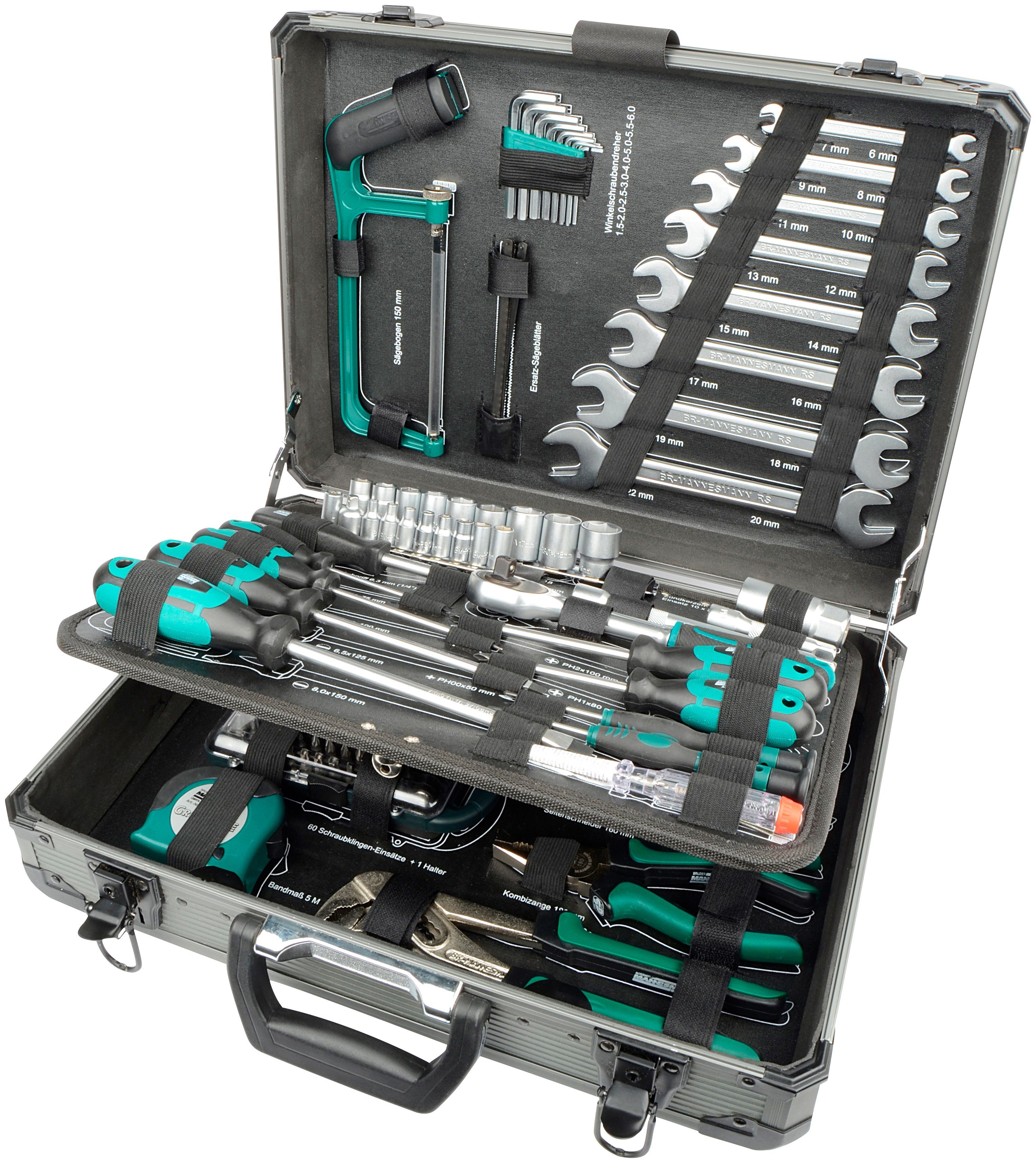 Brüder Mannesmann Werkzeuge Werkzeugset, 133-teilig günstig online kaufen