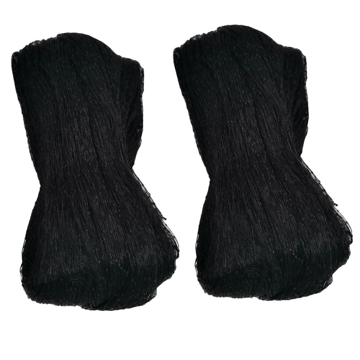 LuxusKollektion Schutznetz Vogelschutznetz 4x10m Feinmaschig Schwarz, (2-St)