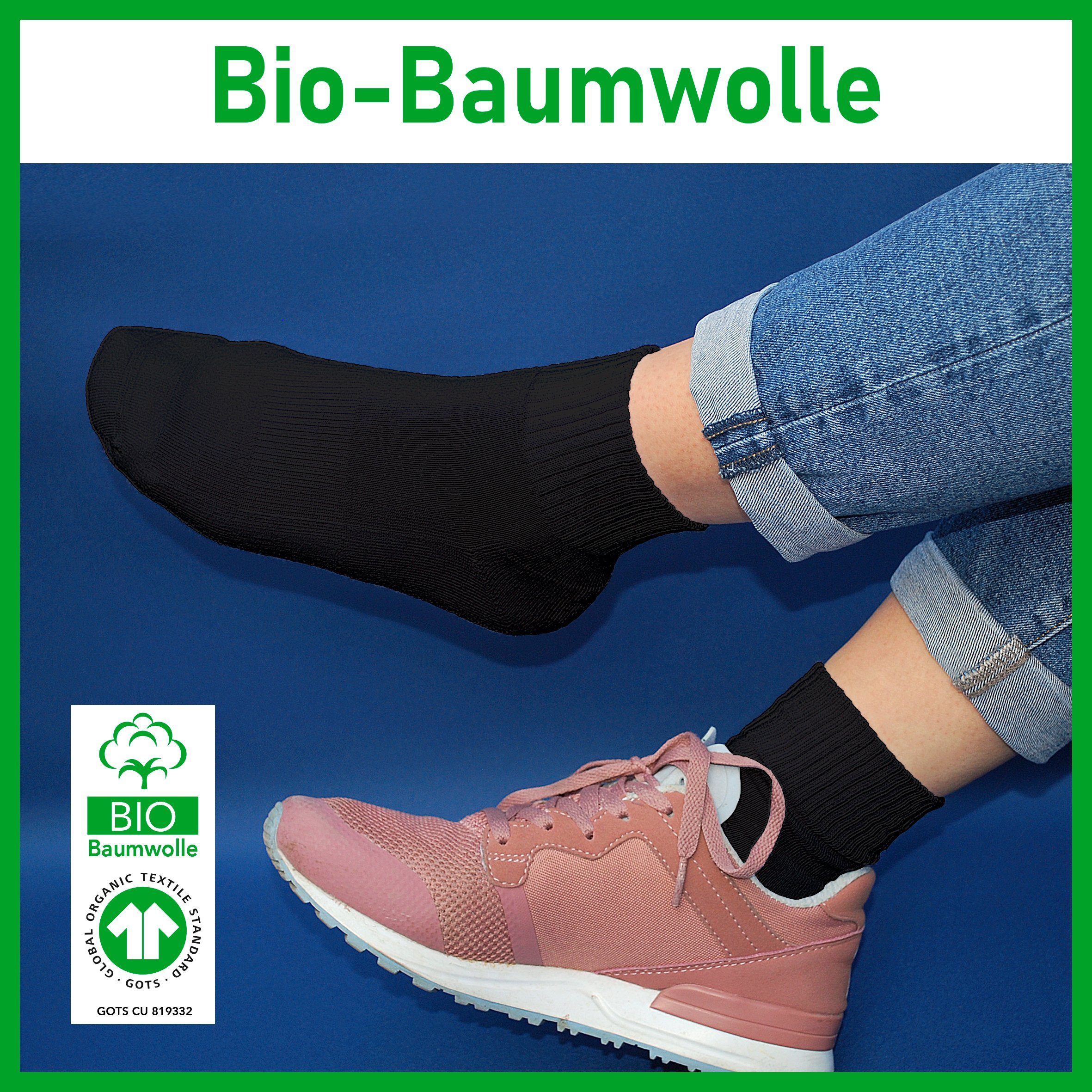 NAHLE Funktionssocken Arbeitssocken für Damen und Herren Wandersocken Multifunktionssocken (12-Paar, 12 Paar) mit extra starker Polsterung, atmungsaktiv - kein Schwitzen
