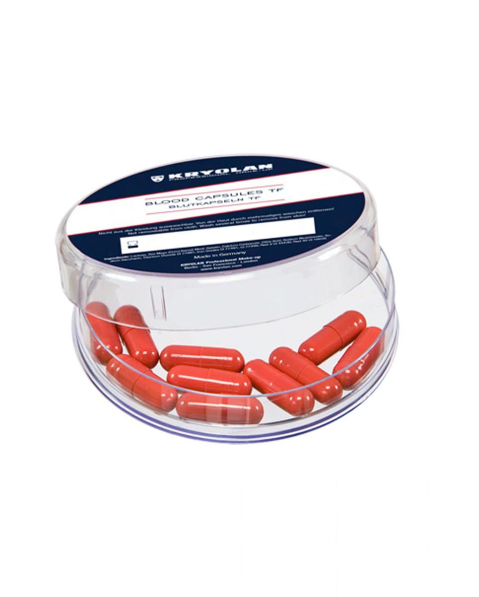 Kryolan GmbH Vampir-Kostüm Kryolan Theaterblutkapseln 10 St. Profi Qualität