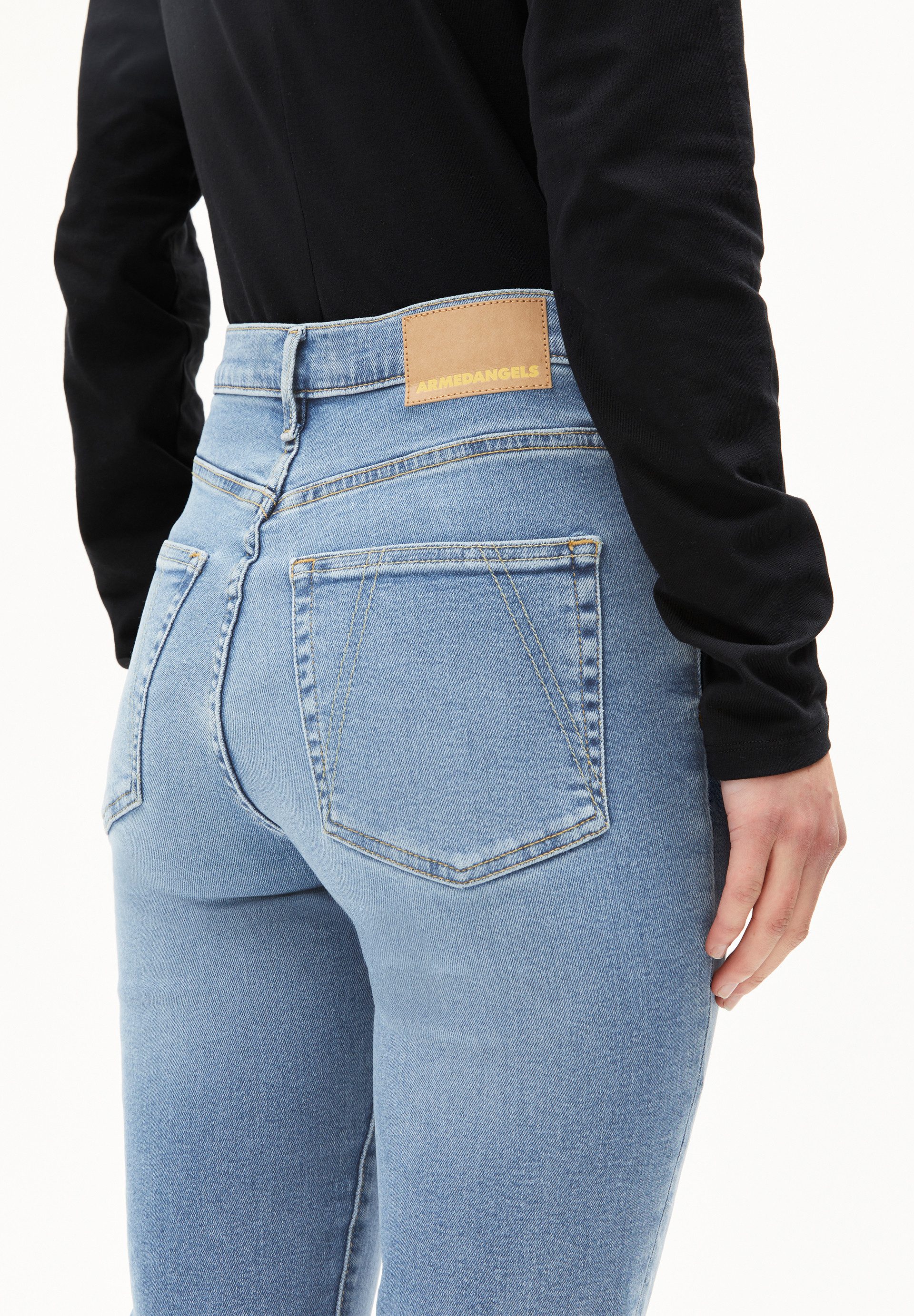 Armedangels Slim-fit-Jeans LEJAANI Slim Jeans Bio-Baumwoll Mix X-Stretch (X-Stretch) High waist