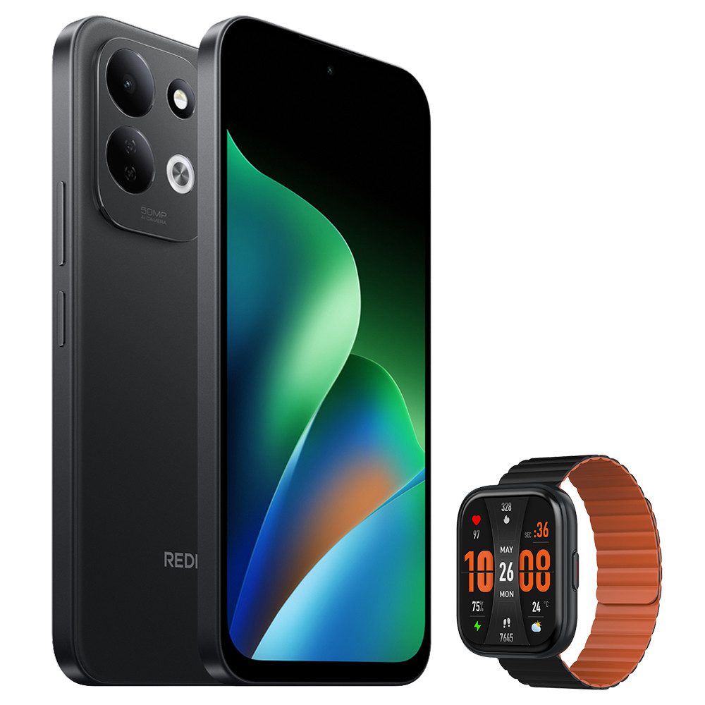 Xiaomi Redmi 17 4G 4+256GB Smartphone & Smartwatch Handy (50 MP Kamera)