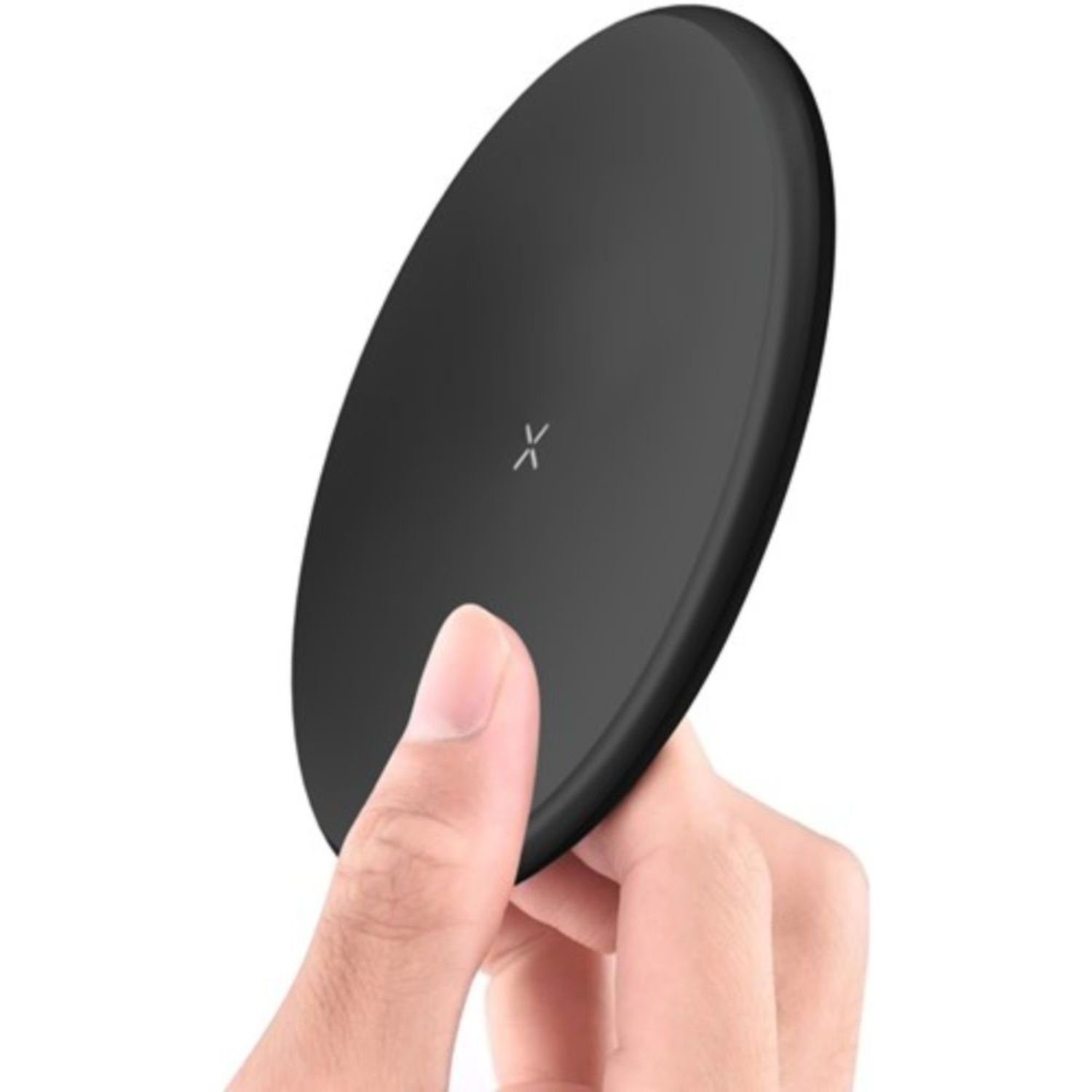COFI 1453 15W Universal Kabelloses Lade-Tischpad für Android und iOS Schwarz Netzkabel
