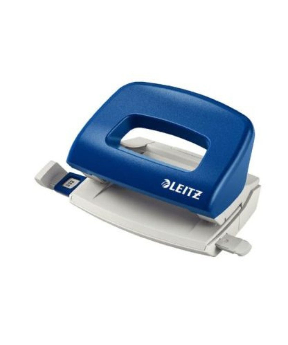 LEITZ Schrankaufsatz LEITZ Locher und Heftgerät Set 2-teilig (blau), (SET, 3-St., Locher und Heftgerät Set)