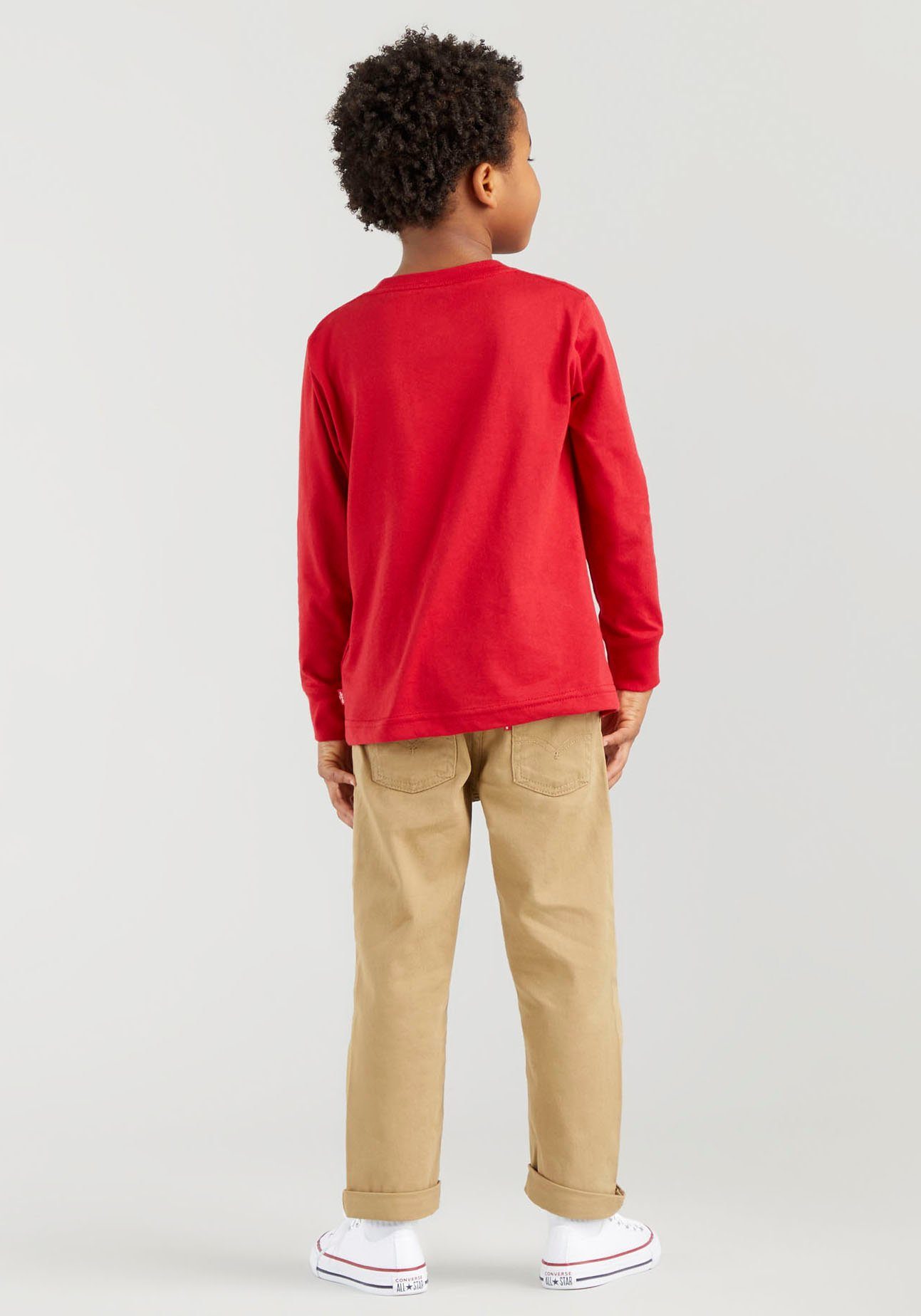 Levi's® Kids Langarmshirt L/S red for BOYS TEE BATWING