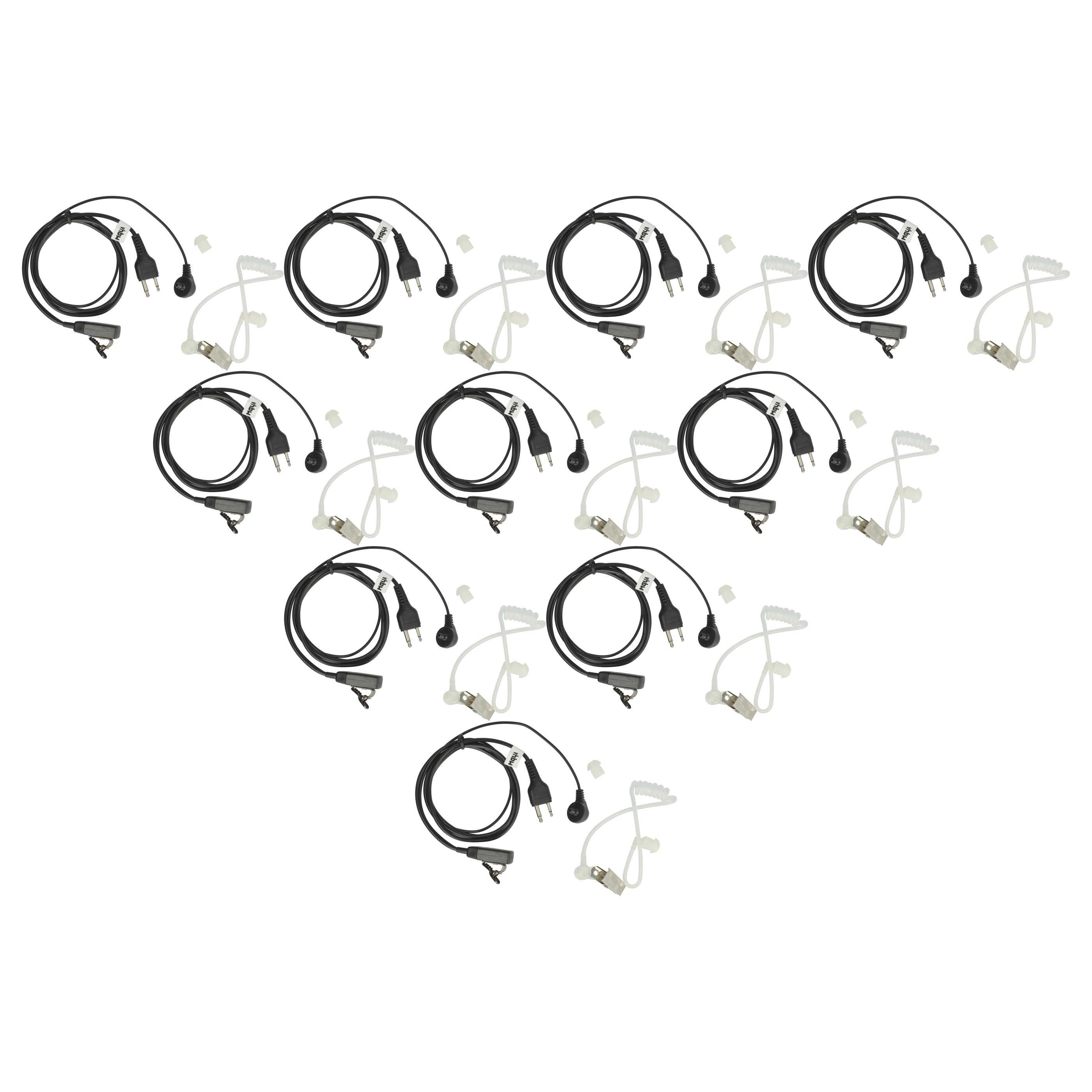 vhbw passend für Motorola GP339, GP540, GP380 ATEX, GP340 ATEX, GP340, Headset