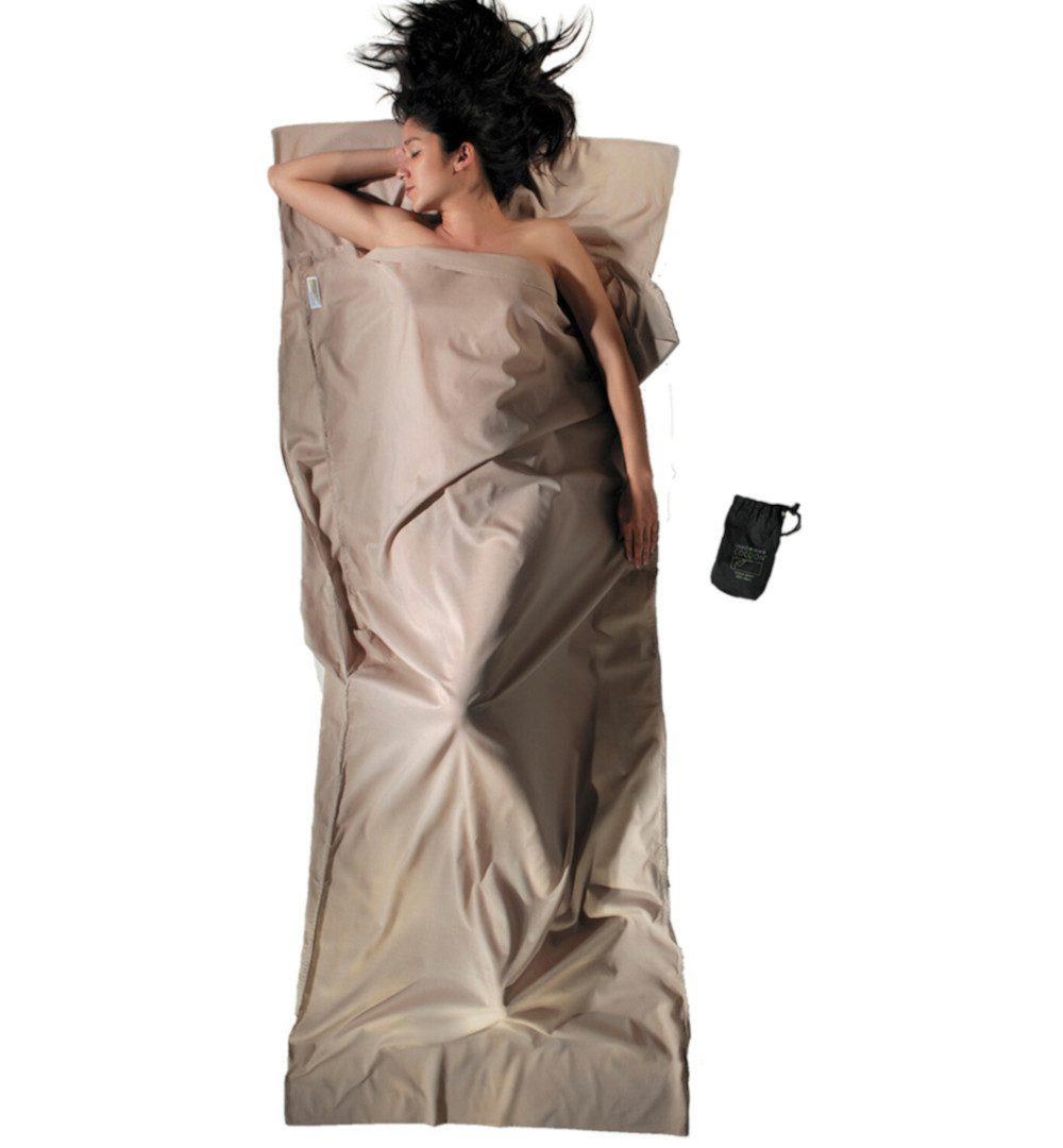 Cocoon Hüttenschlafsack COCOON TravelSheet Insect Shield Ägyptische Baumwolle sand