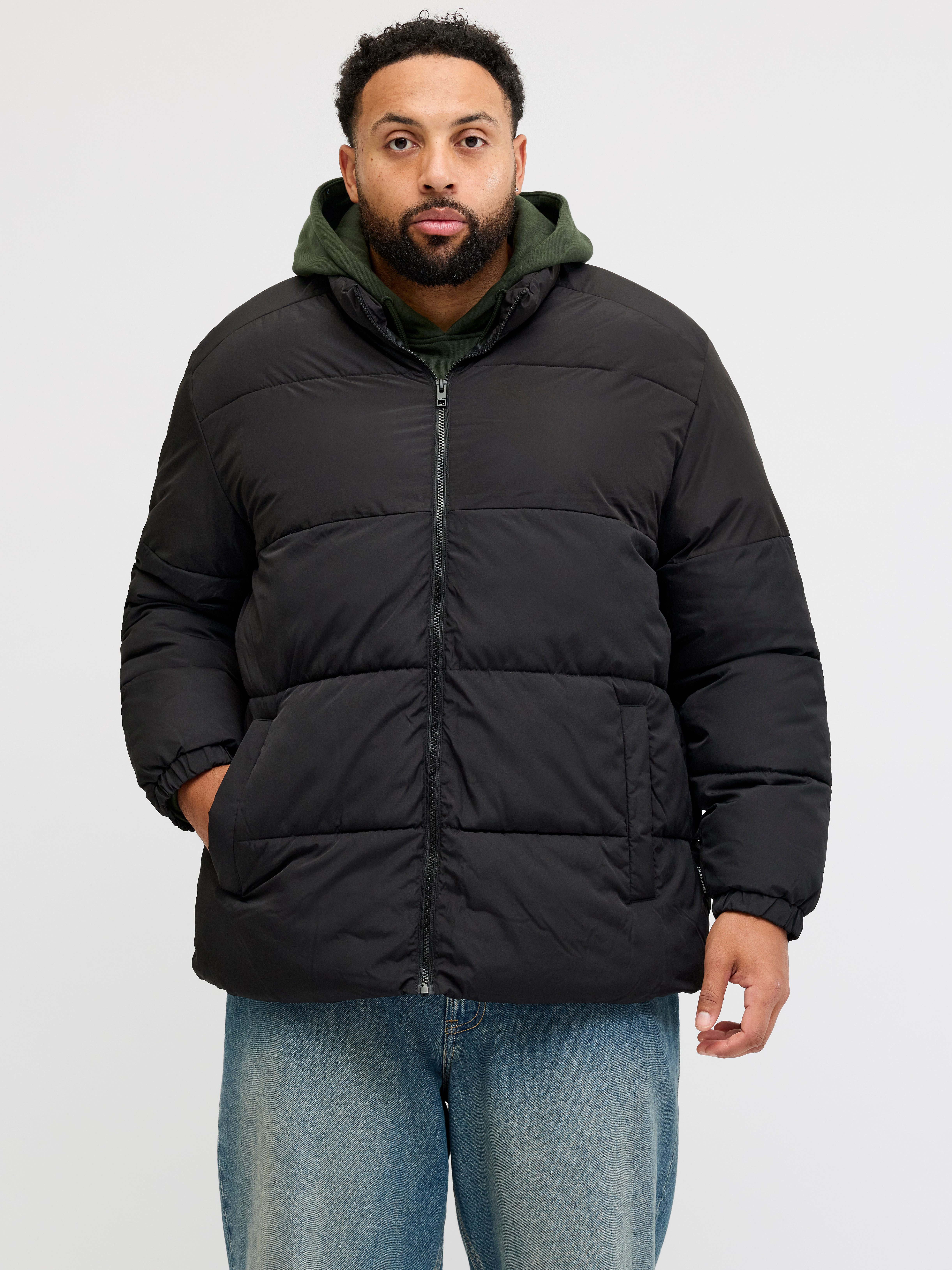 Jack & Jones PlusSize Steppjacke JJMAZE PUFFER COLLAR PLS