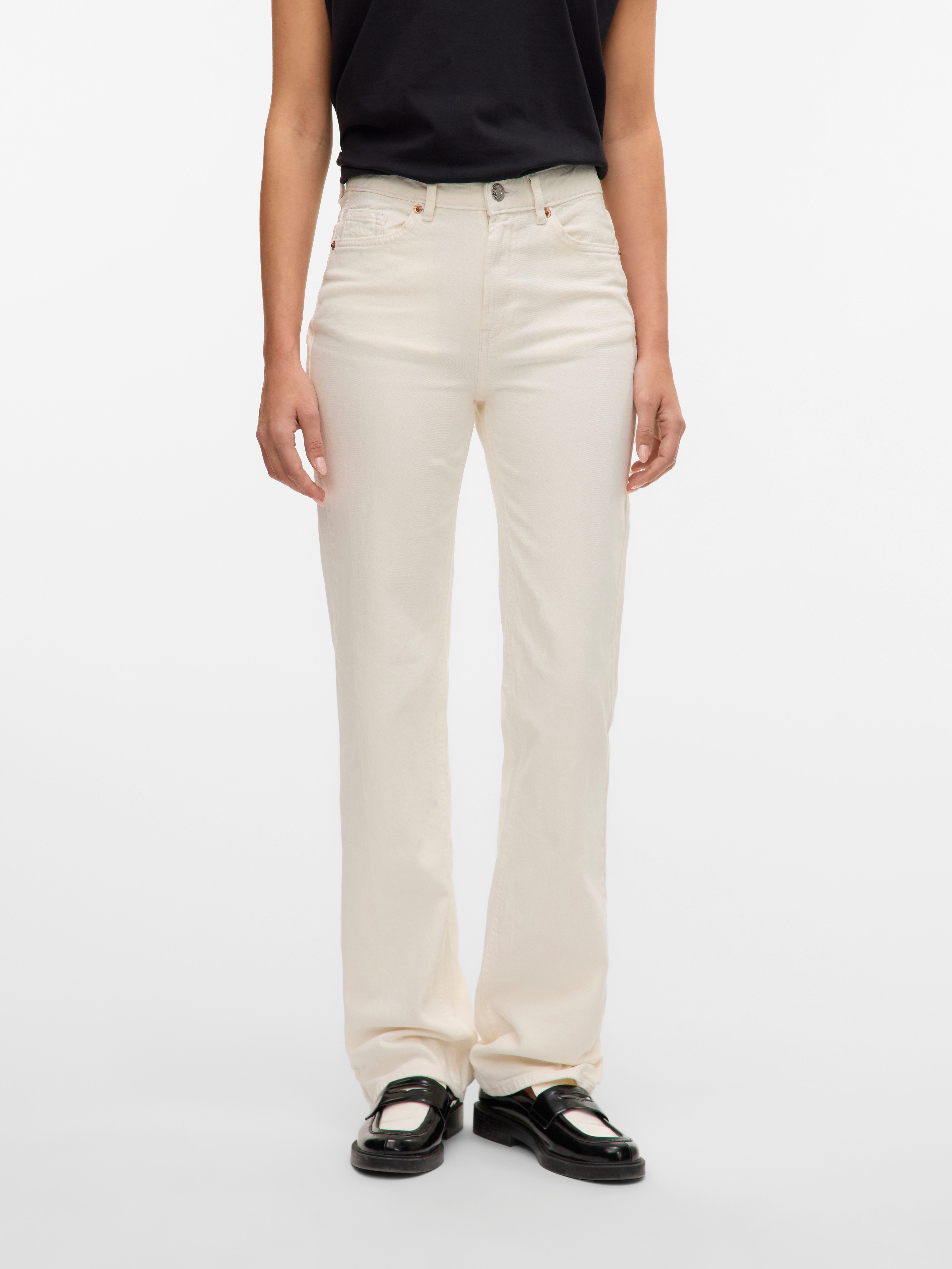 Vero Moda Straight-Jeans VMTESSA HR STRAIGHT JEANS COLOR GA NOOS