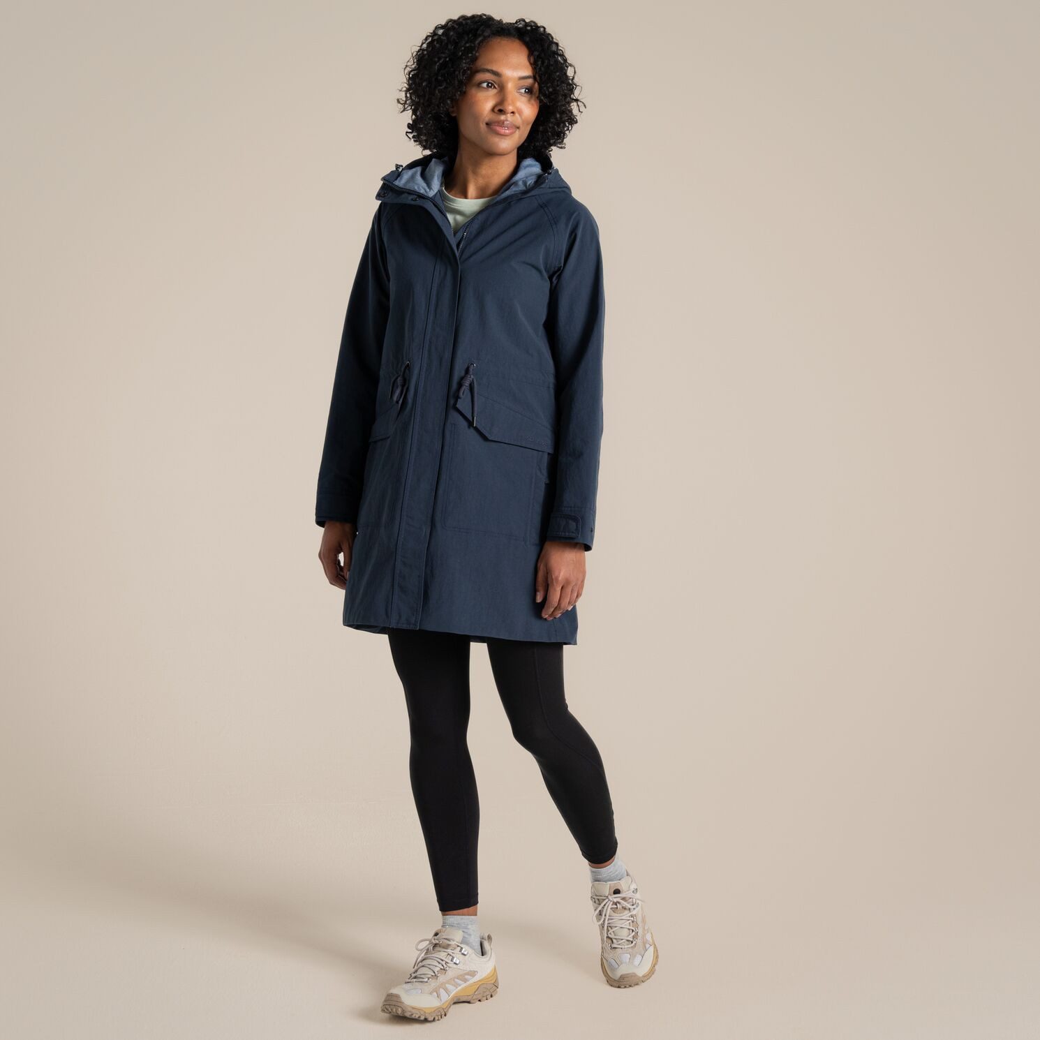 Hardshelljacke Craghoppers - wasserdichte Jacke Emilia 15.000 WT Mantel, navy