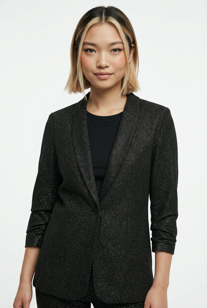 pieces Longblazer PCBOSELLA 3/4 GLITTER BLAZER NOOS