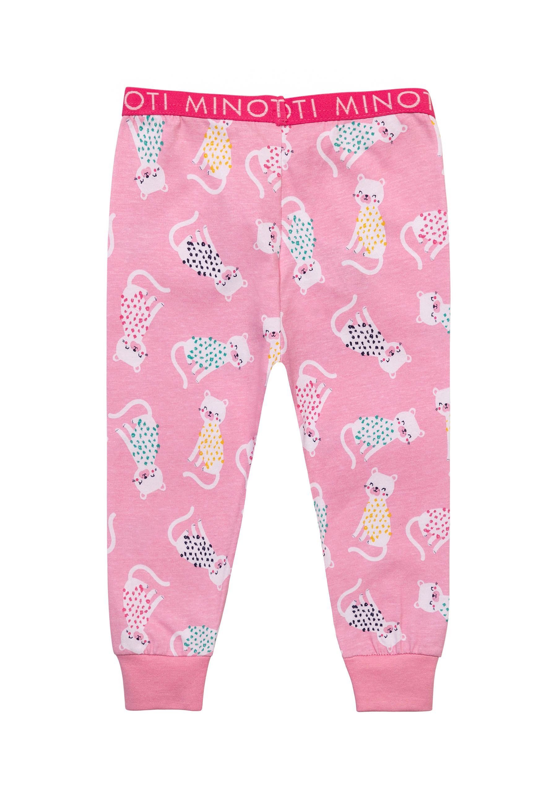 (1y-8y) Schlafanzug Pyjama MINOTI Gemusterter Rosa