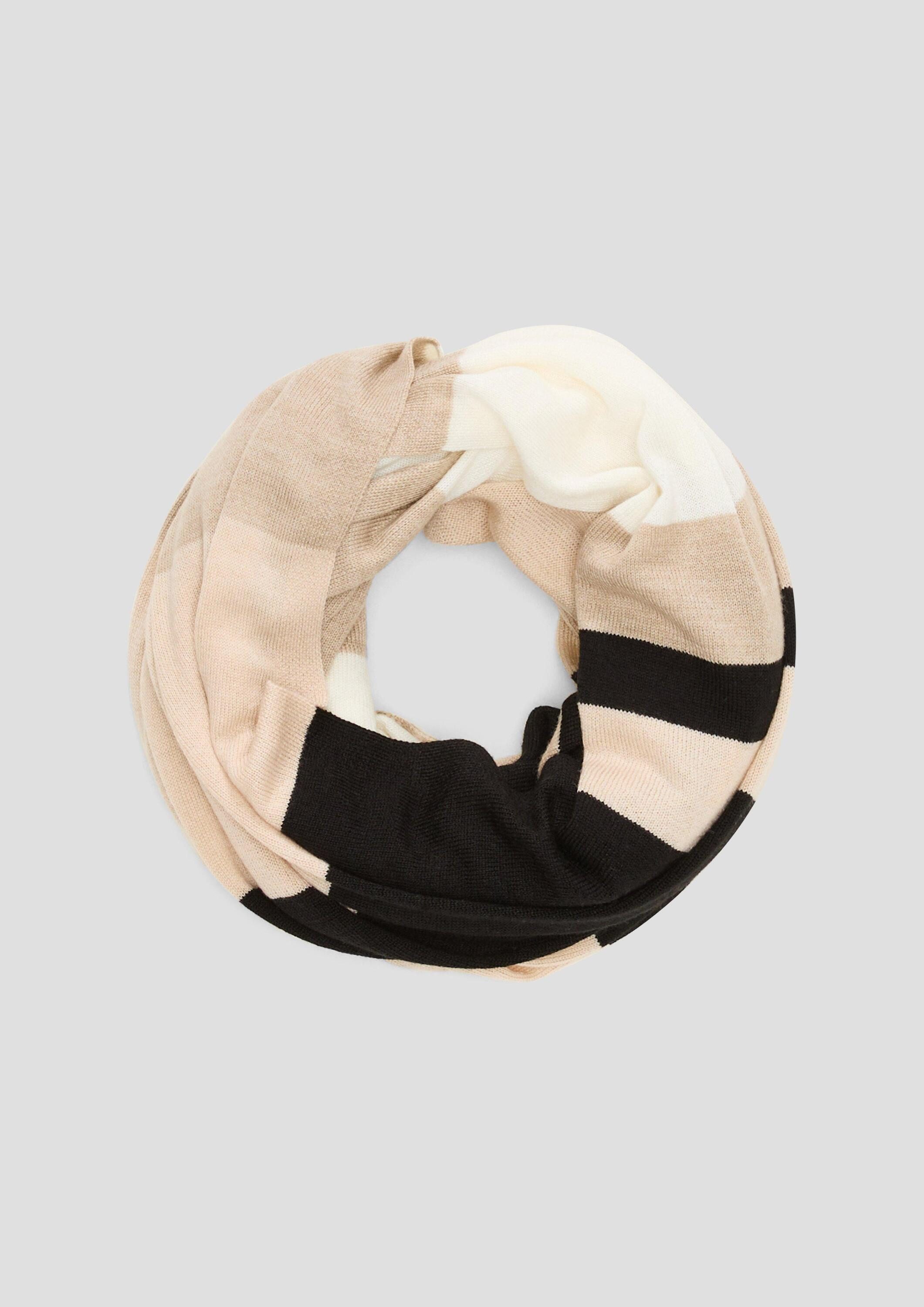 s.Oliver Loop Snood, Loop mit Streifenmuster günstig online kaufen