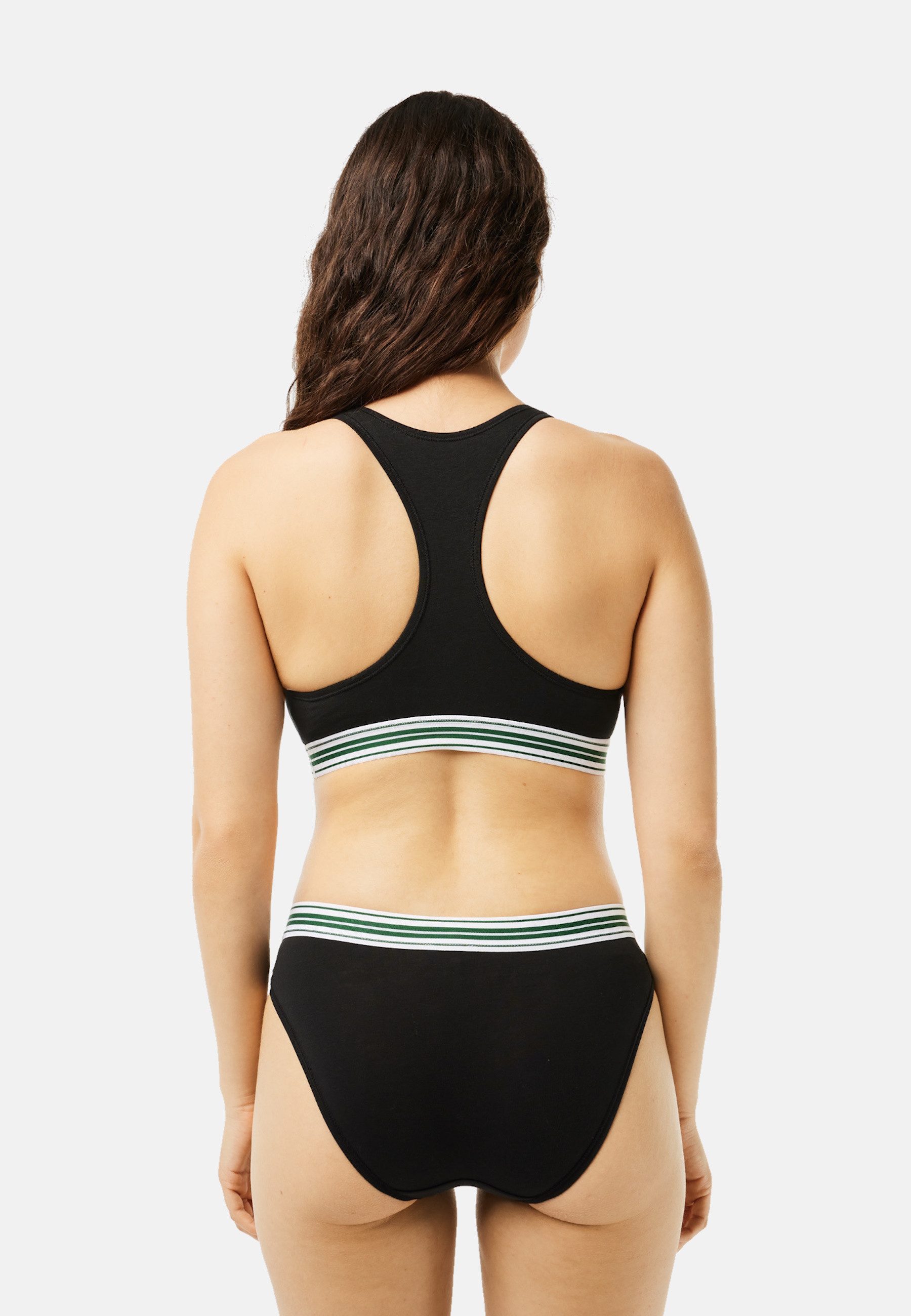 Lacoste Bustier Bustier Damenbustier Ringerrücken und Logobund (Packung, 1-tlg., Einzelpackung)