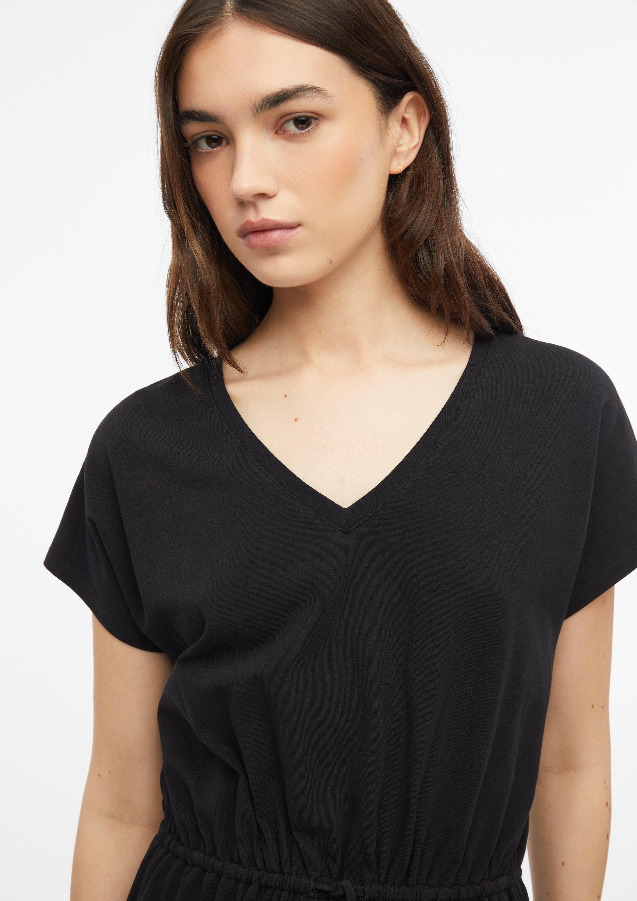 s.Oliver Midikleid Kleid Jerseykleid in Midilänge mit Tunnelzug – Bild 4 von 5