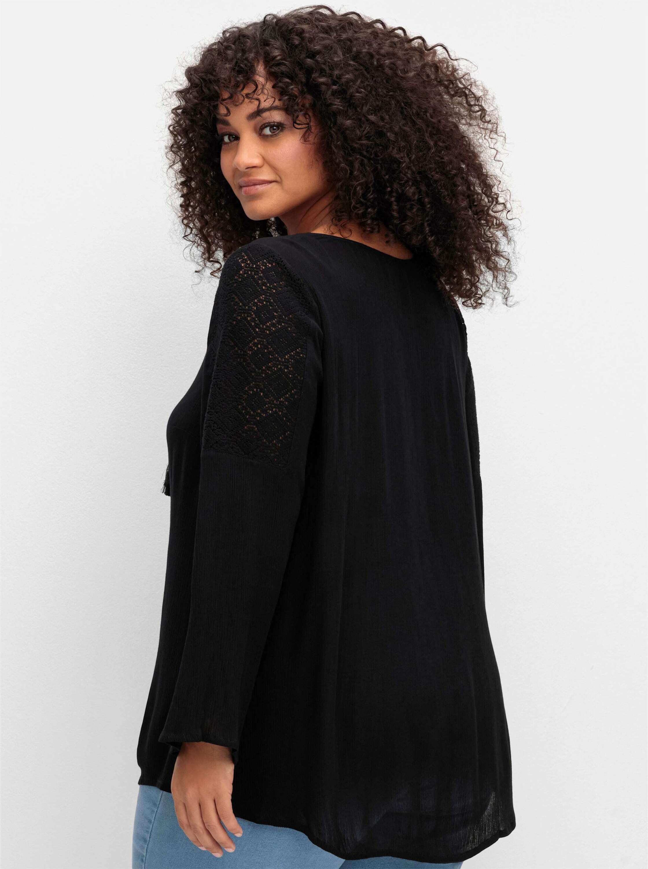 sheego by Joe Browns Klassische Bluse Tunika Langarm günstig online kaufen