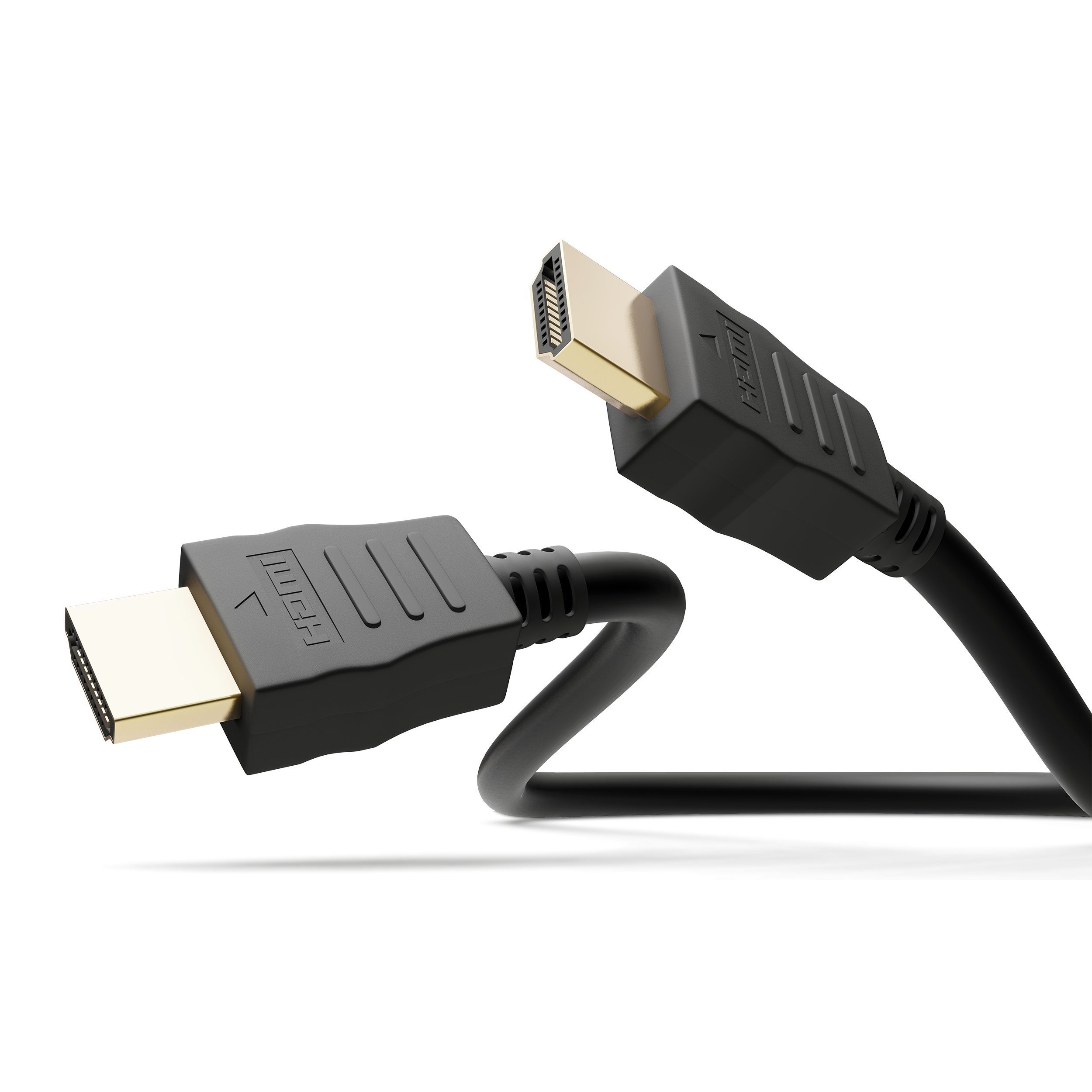 Goobay Ultra High-Speed HDMI Kabel mit Ethernet 8K zertifiziert HDMI-Kabel, HDMI Typ A, HDMI Typ A (50 cm), HDMI Zertifizierung, 48 Gbit/s Datenrate, 8K @ 60 Hz, Schwarz