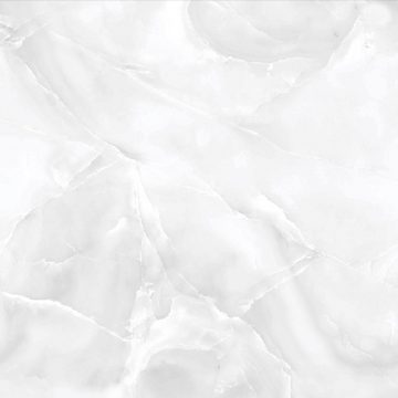 Wandfliese 1 Paket (1,44 m2) Fliesen ONYX SILVER (60 × 60 cm), poliert, grau, Marmoroptik Steinoptik Küche Wand Bad Flur Wandverkleidung Duschwand