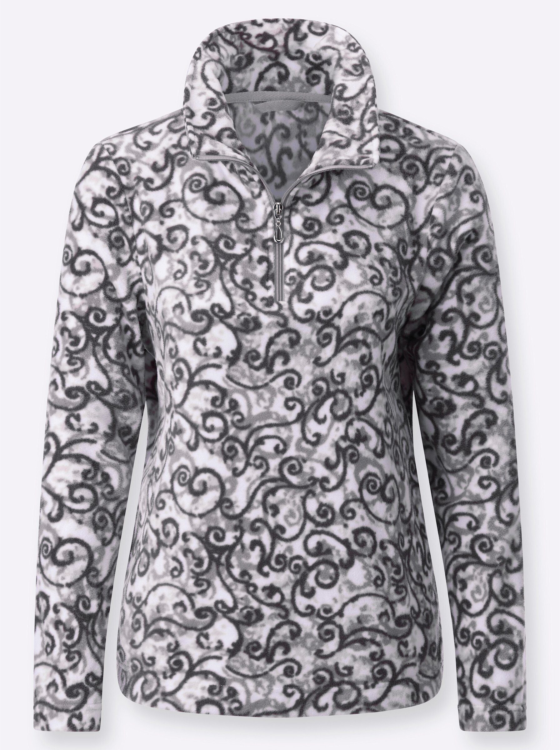 Fleeceshirt Fleece-Shirt Langarm