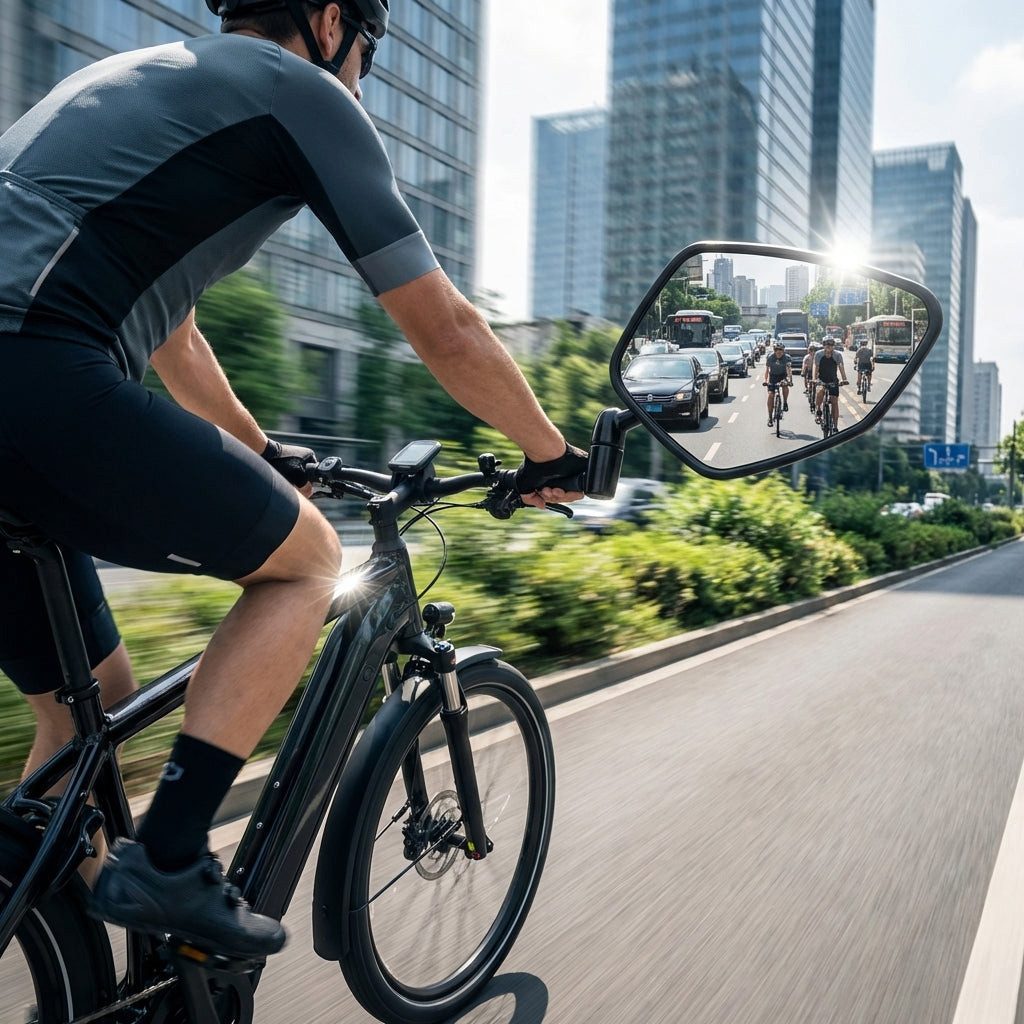 Fahrradspiegel Busch & Müller Rückspiegel Cycle Star E 17,2-22 mm - mehr Sicherheit i