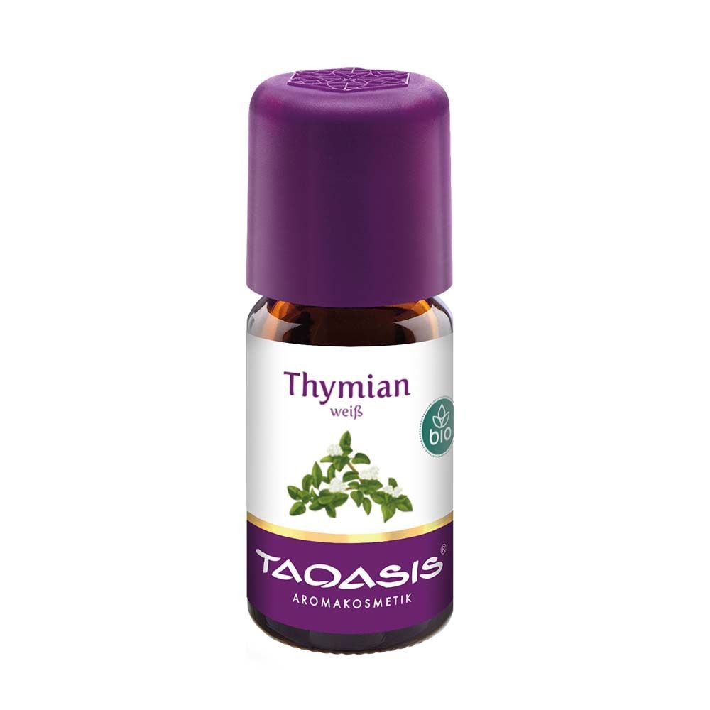 TAOASIS GmbH Natur Duft Manufaktur Duftöl TAOASIS THYMIAN WEISS Bio Linalool Öl 5ml PZN 06956716