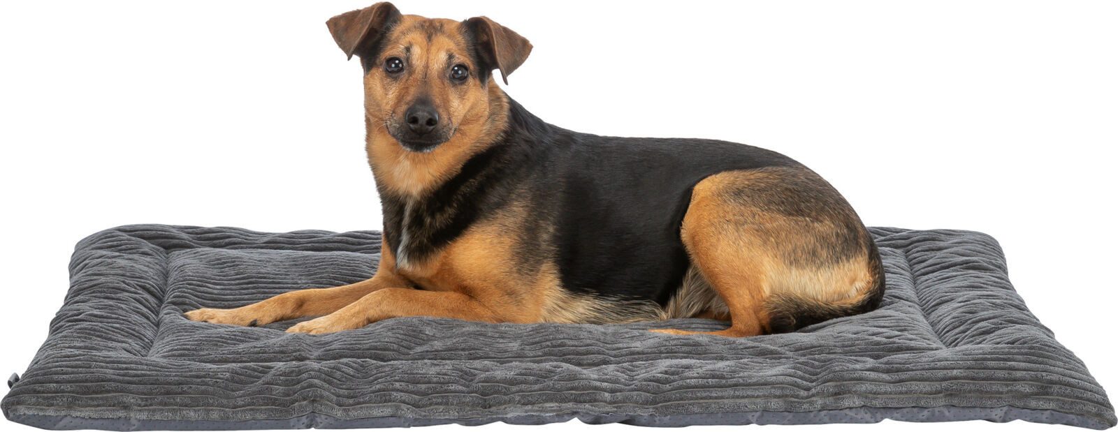 TRIXIE Tierdecke Liegematte Jonna - dunkelgrau - 110 × 75 cm