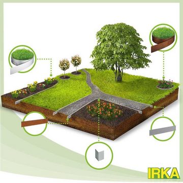 IRKA Rasenkante Eckverbinder für Rasenkantenband Alu-Zink