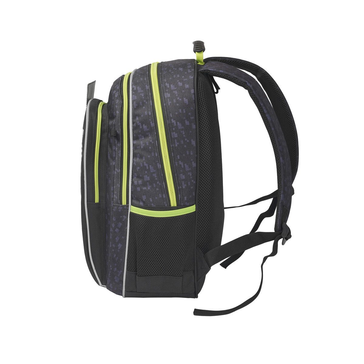 Minecraft Kinderrucksack - Rucksack mit Fronttasche und Seitennetzen (1-tlg)